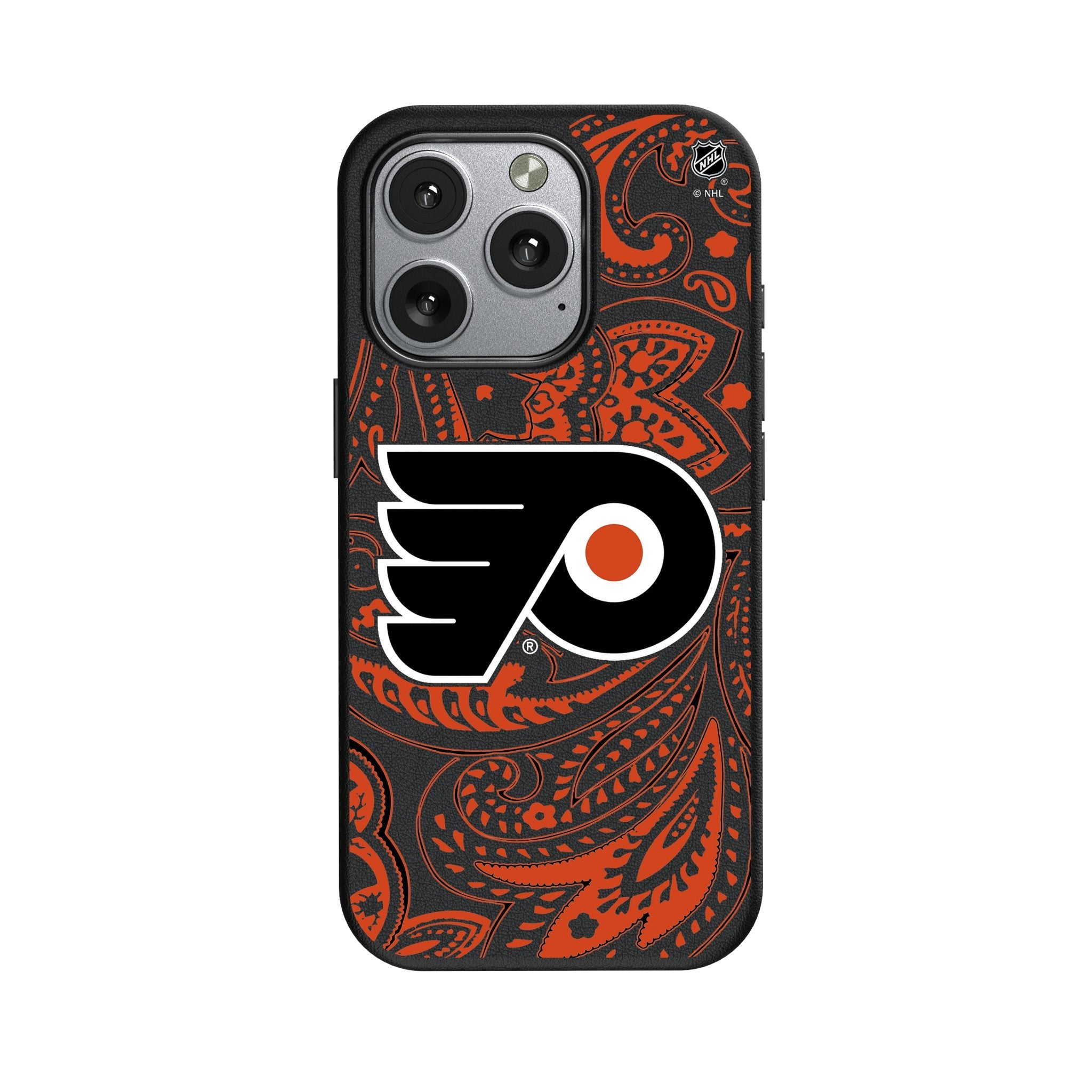 Philadelphia Flyers Paisley MagSafe Compatible Phone Case for Apple iPhone