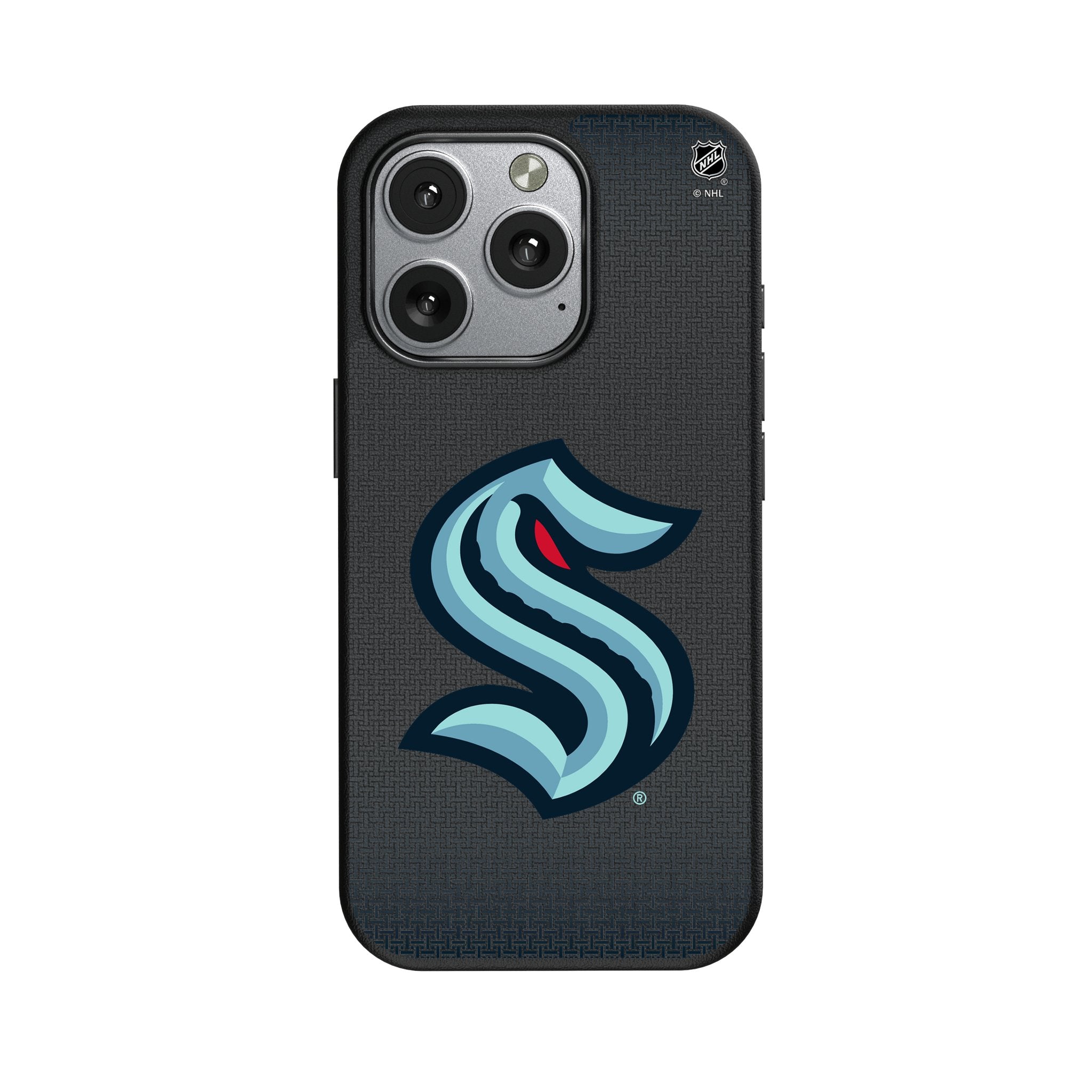 Seattle Kraken Linen MagSafe Compatible Phone Case for Apple iPhone