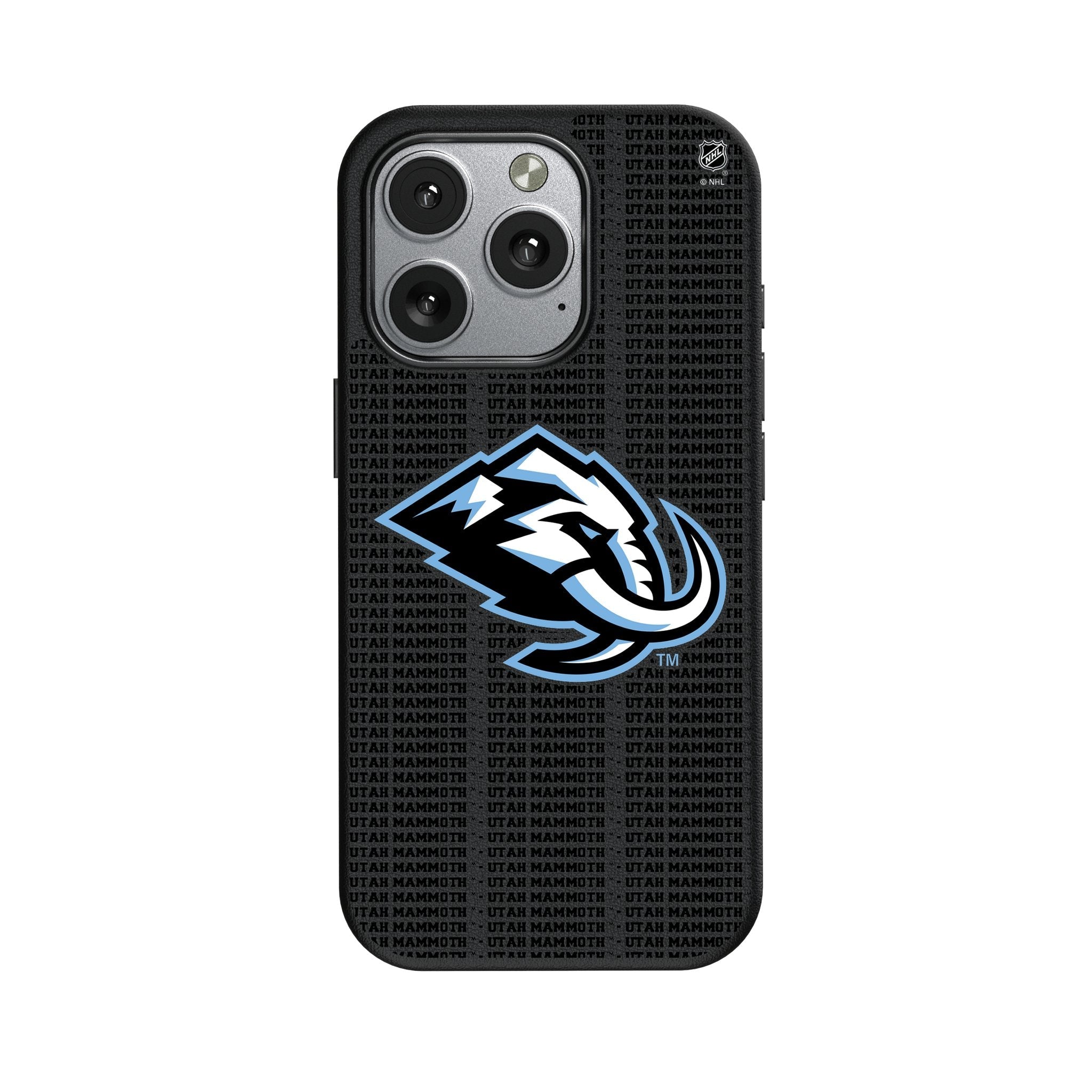 Utah Mammoth Text Backdrop MagSafe Compatible Phone Case for Apple iPhone
