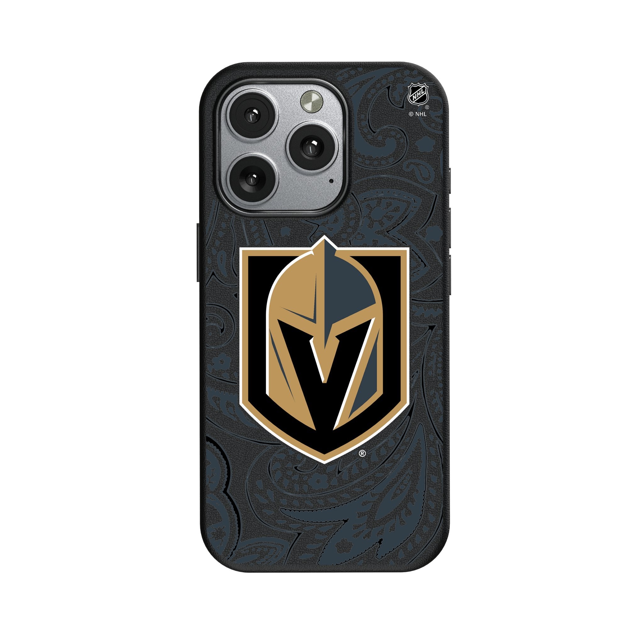 Vegas Golden Knights Paisley MagSafe Compatible Phone Case for Apple iPhone