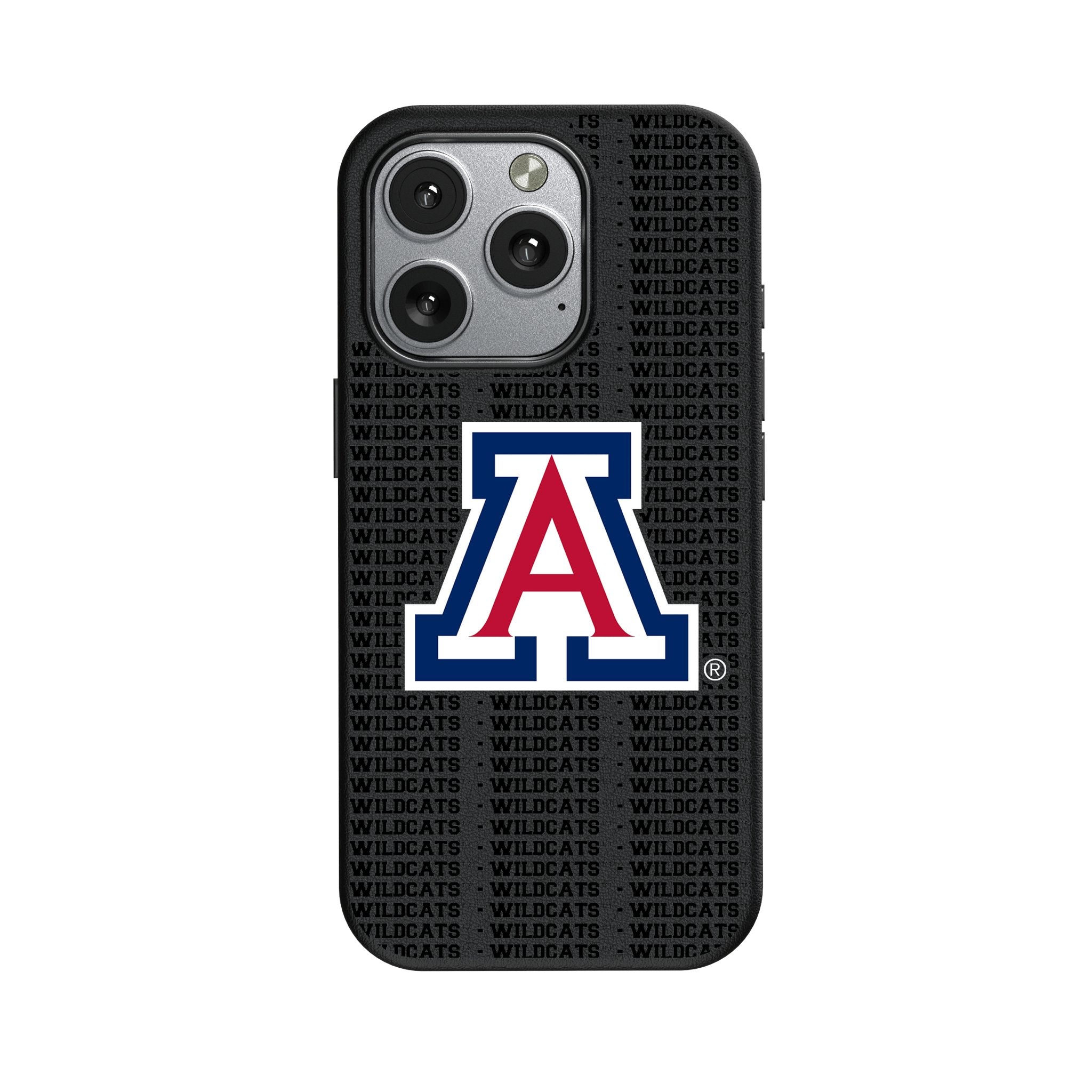 University of Arizona Wildcats Text Backdrop MagSafe Compatible Phone Case for Apple iPhone