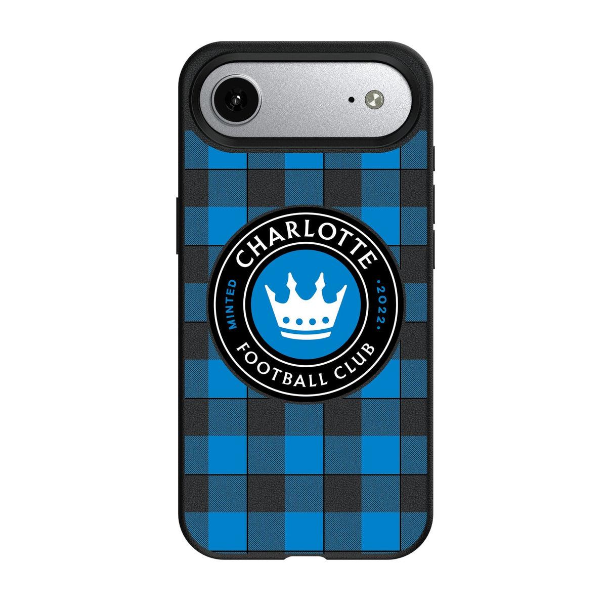 Charlotte FC Plaid MagSafe Compatible Phone Case for Apple iPhone 17 Series 3