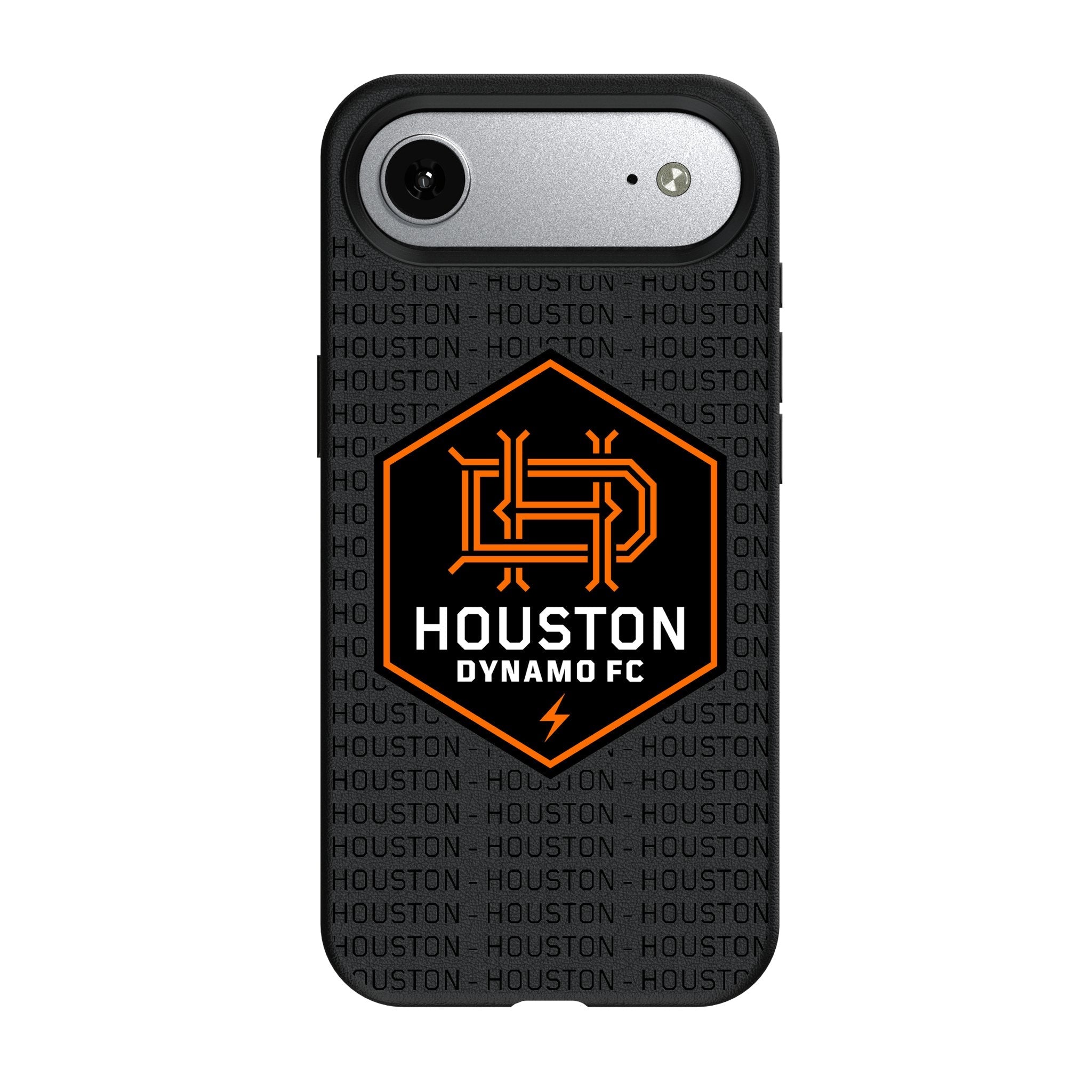 Houston Dynamo Text Backdrop MagSafe Compatible Phone Case for Apple iPhone 17 Series 3