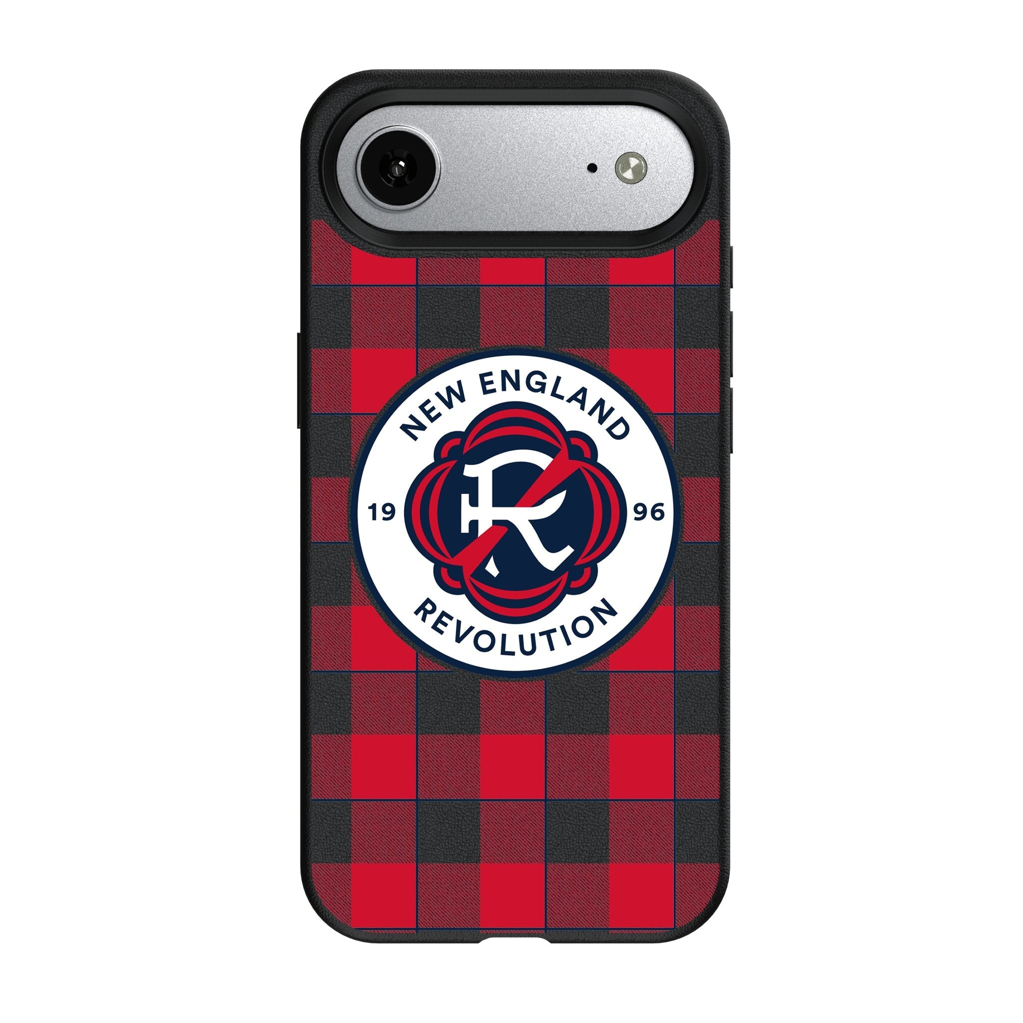 New England Revolution Plaid MagSafe Compatible Phone Case for Apple iPhone 17 Series 3