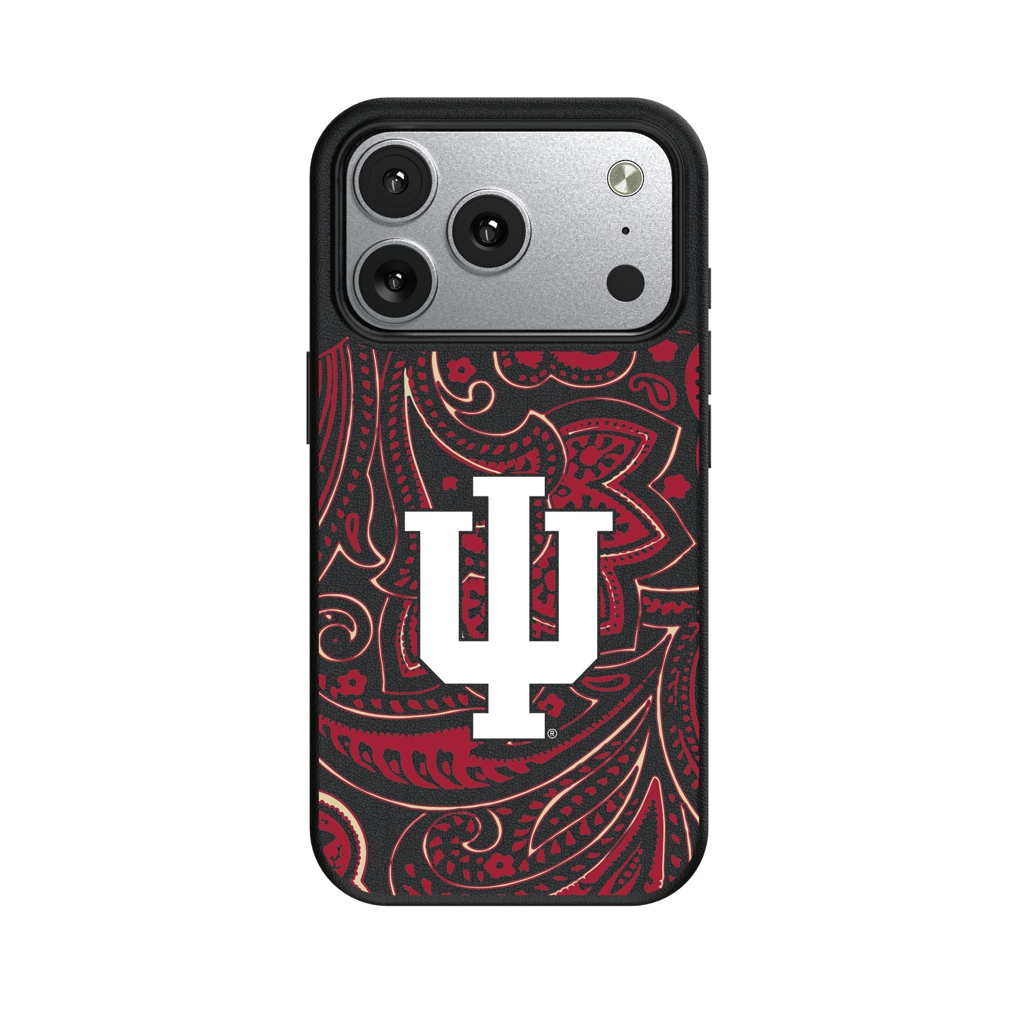 Indiana University Hoosiers Paisley MagSafe Compatible Phone Case for Apple iPhone 17 Series
