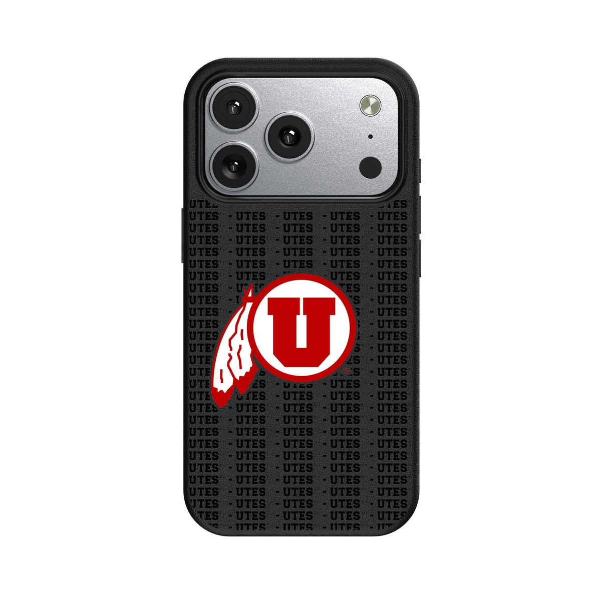 University of Utah Utes Text Backdrop MagSafe Compatible Phone Case for Apple iPhone 17 Series