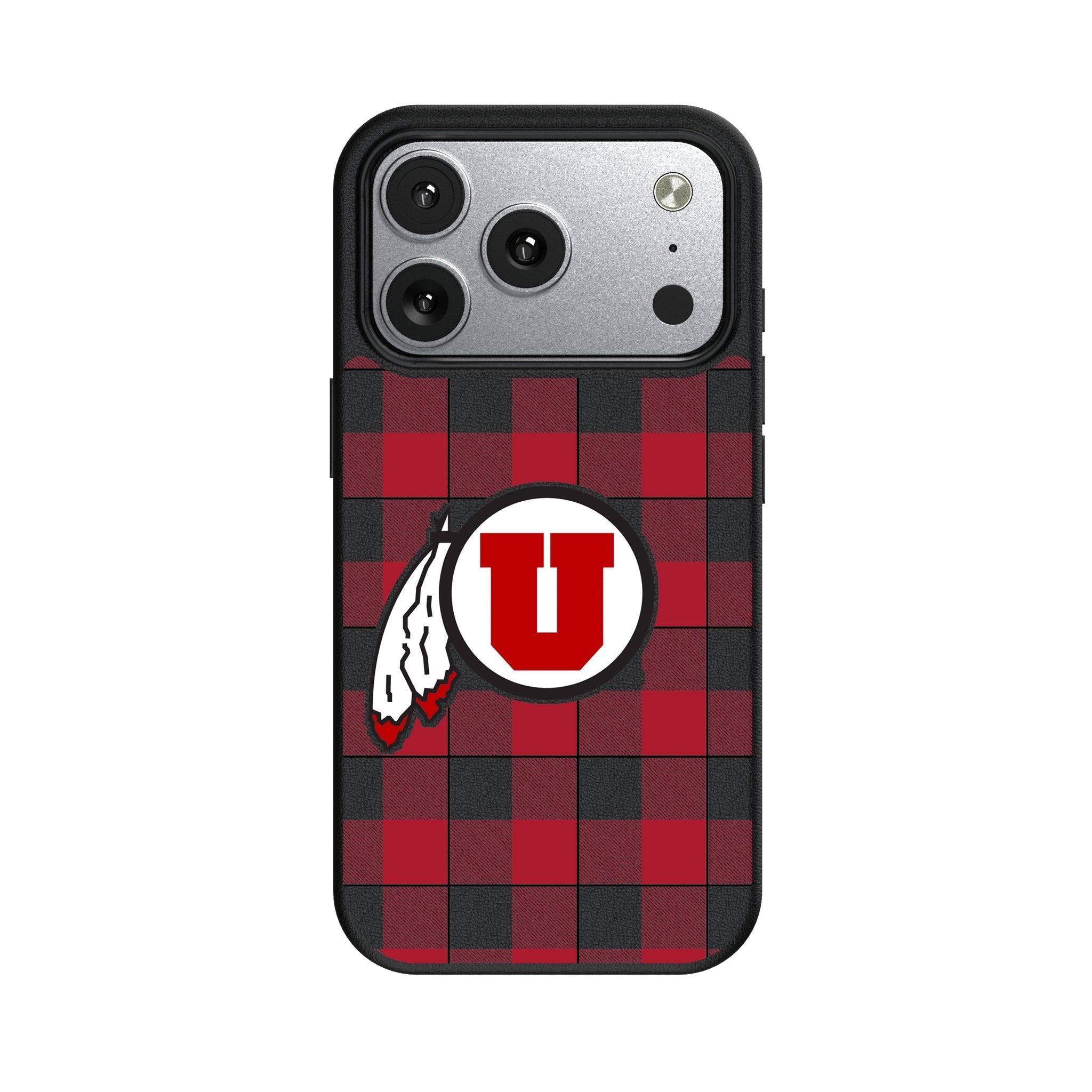University of Utah Utes Plaid MagSafe Compatible Phone Case for Apple iPhone 17 Series 2