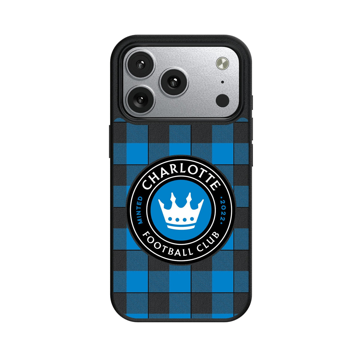 Charlotte FC Plaid MagSafe Compatible Phone Case for Apple iPhone 17 Series 2