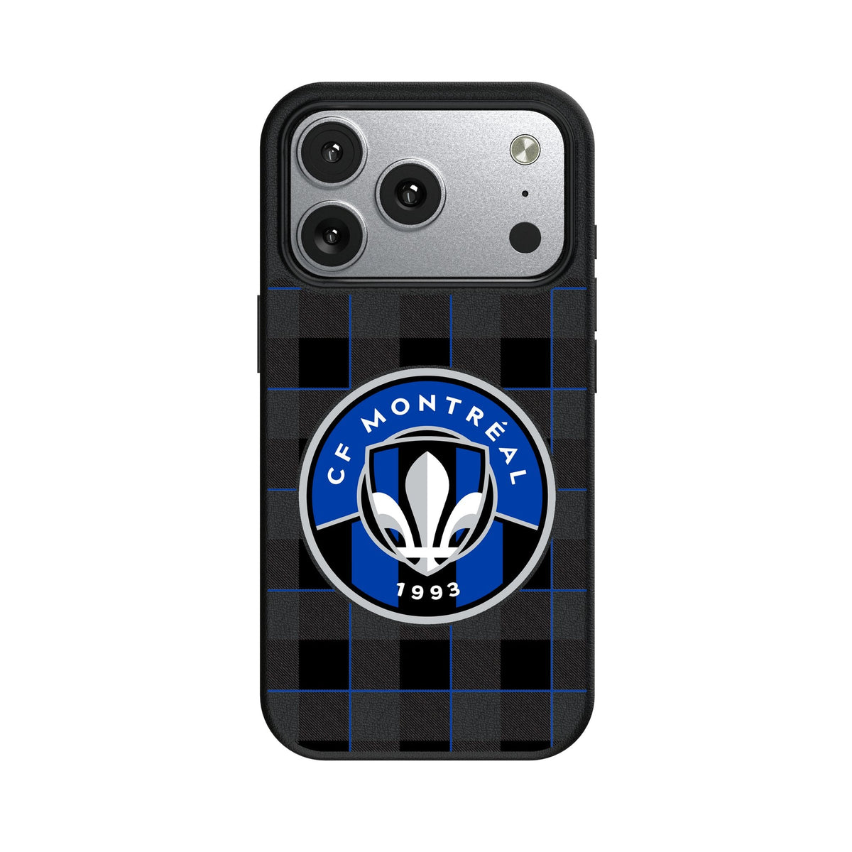 CF Montreal Plaid MagSafe Compatible Phone Case for Apple iPhone 17 Series
