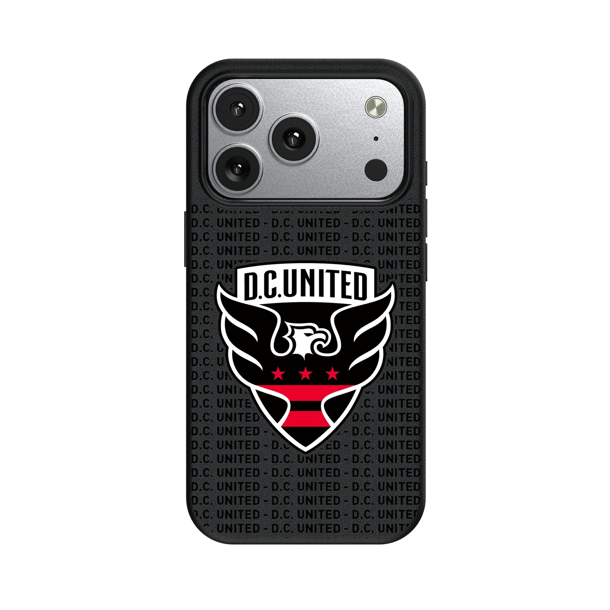 DC United Text Backdrop MagSafe Compatible Phone Case for Apple iPhone 17 Series