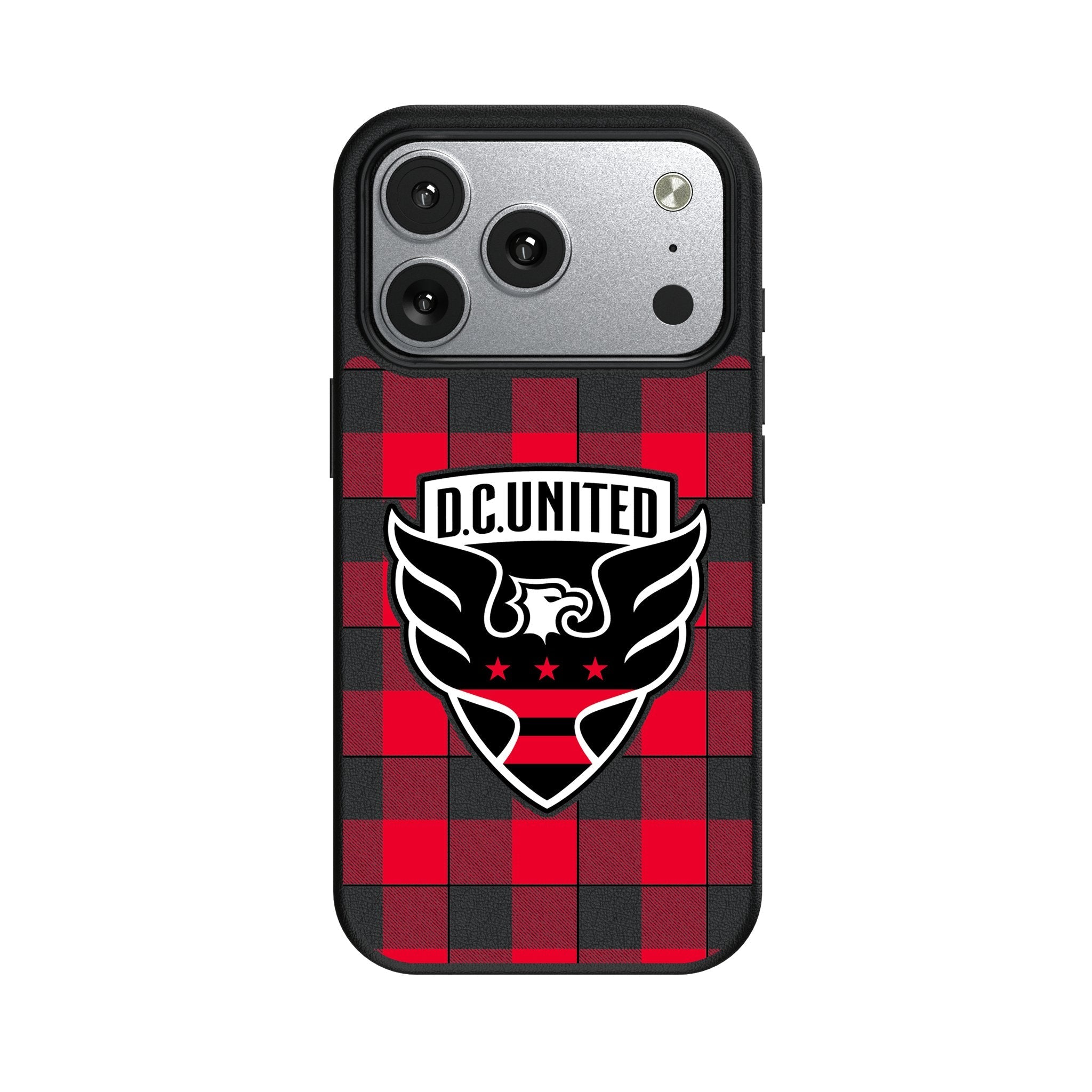 DC United Plaid MagSafe Compatible Phone Case for Apple iPhone 17 Series