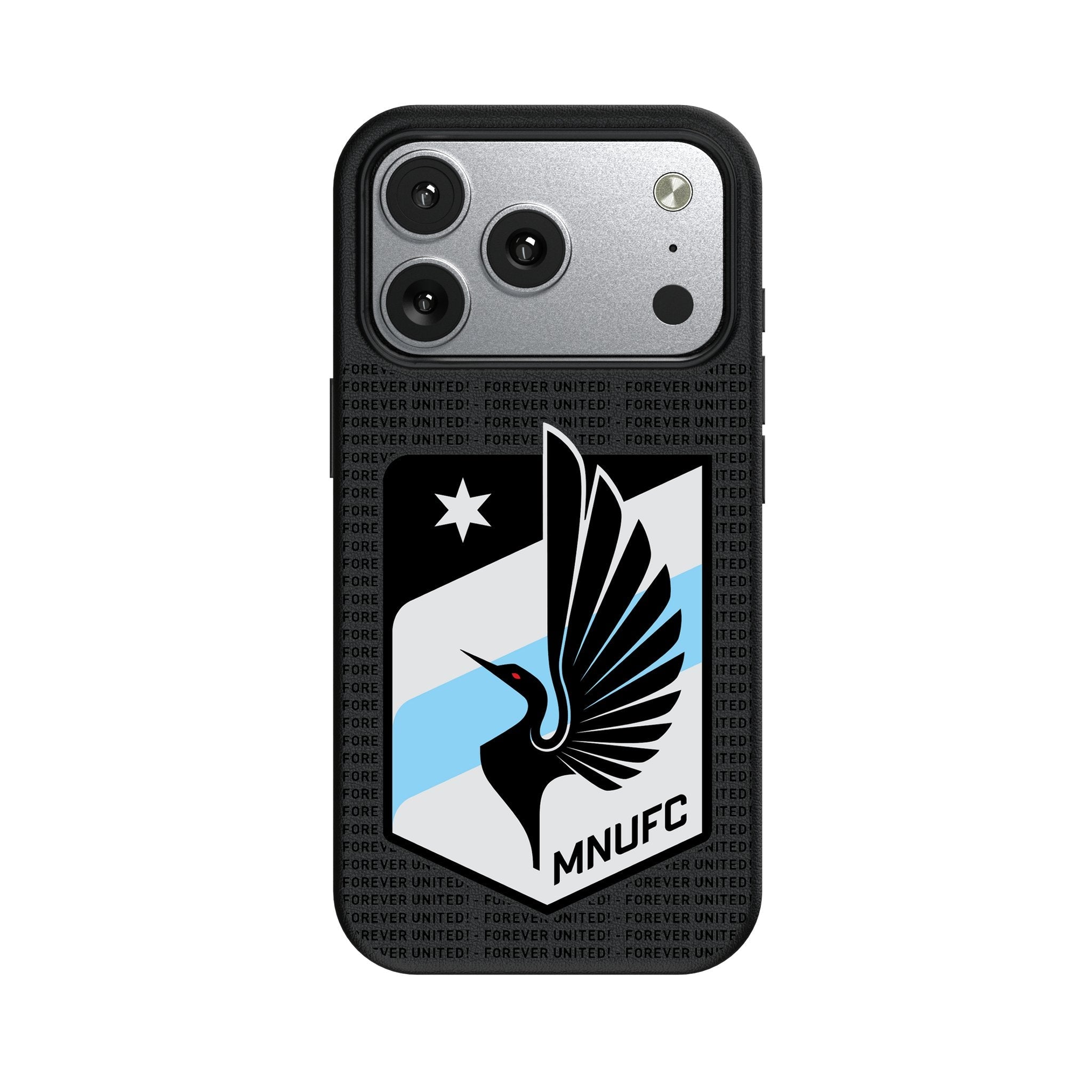 Minnesota United FC Text Backdrop MagSafe Compatible Phone Case for Apple iPhone 17 Series