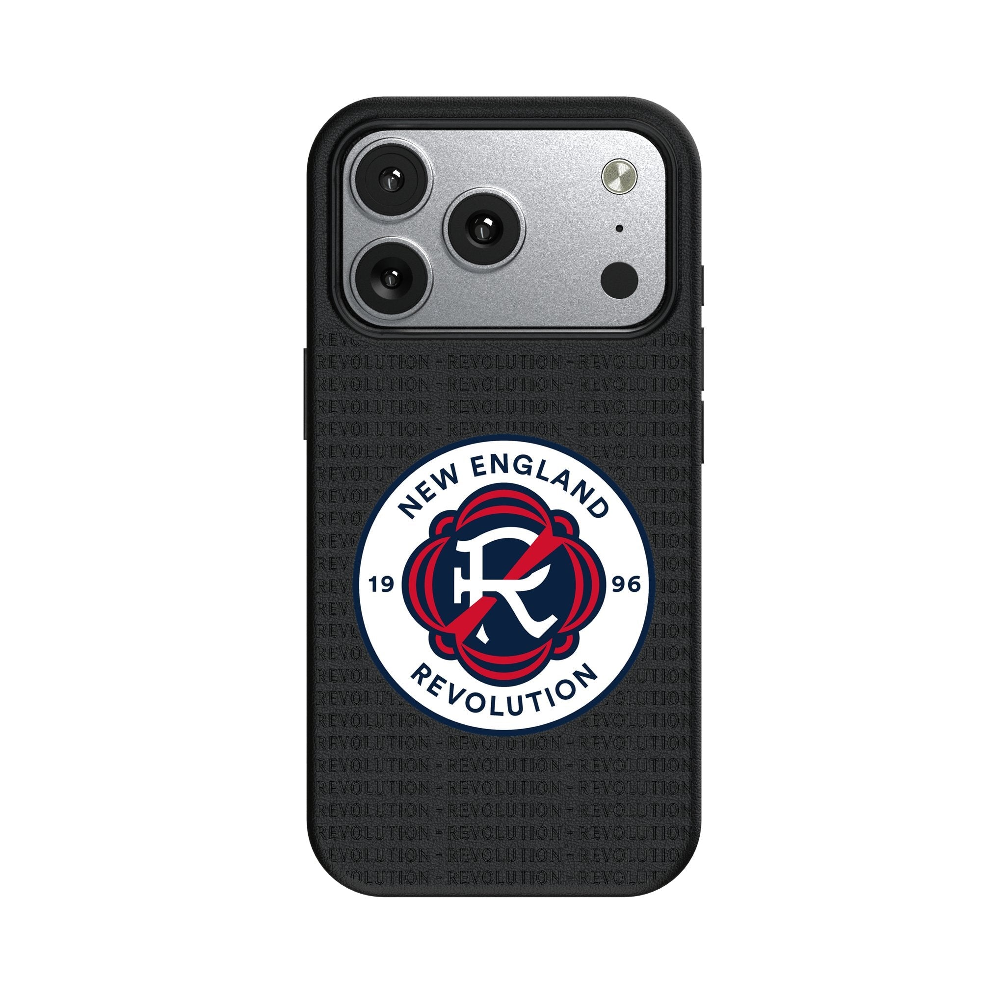 New England Revolution Text Backdrop MagSafe Compatible Phone Case for Apple iPhone 17 Series 2