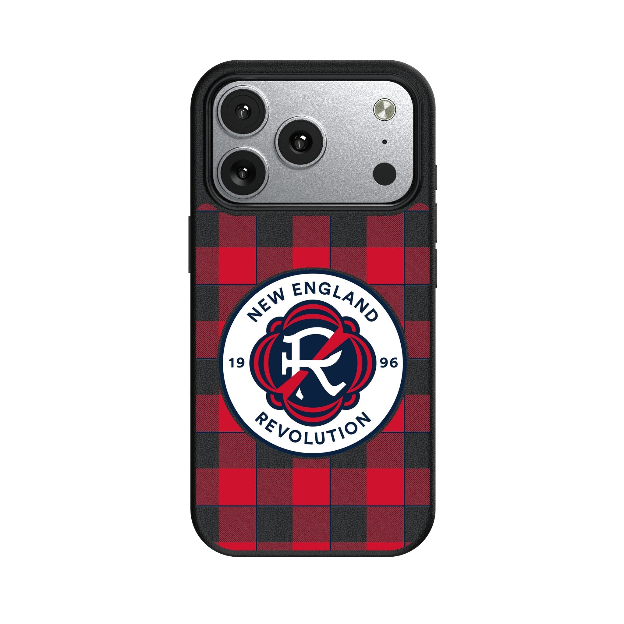 New England Revolution Plaid MagSafe Compatible Phone Case for Apple iPhone 17 Series 2