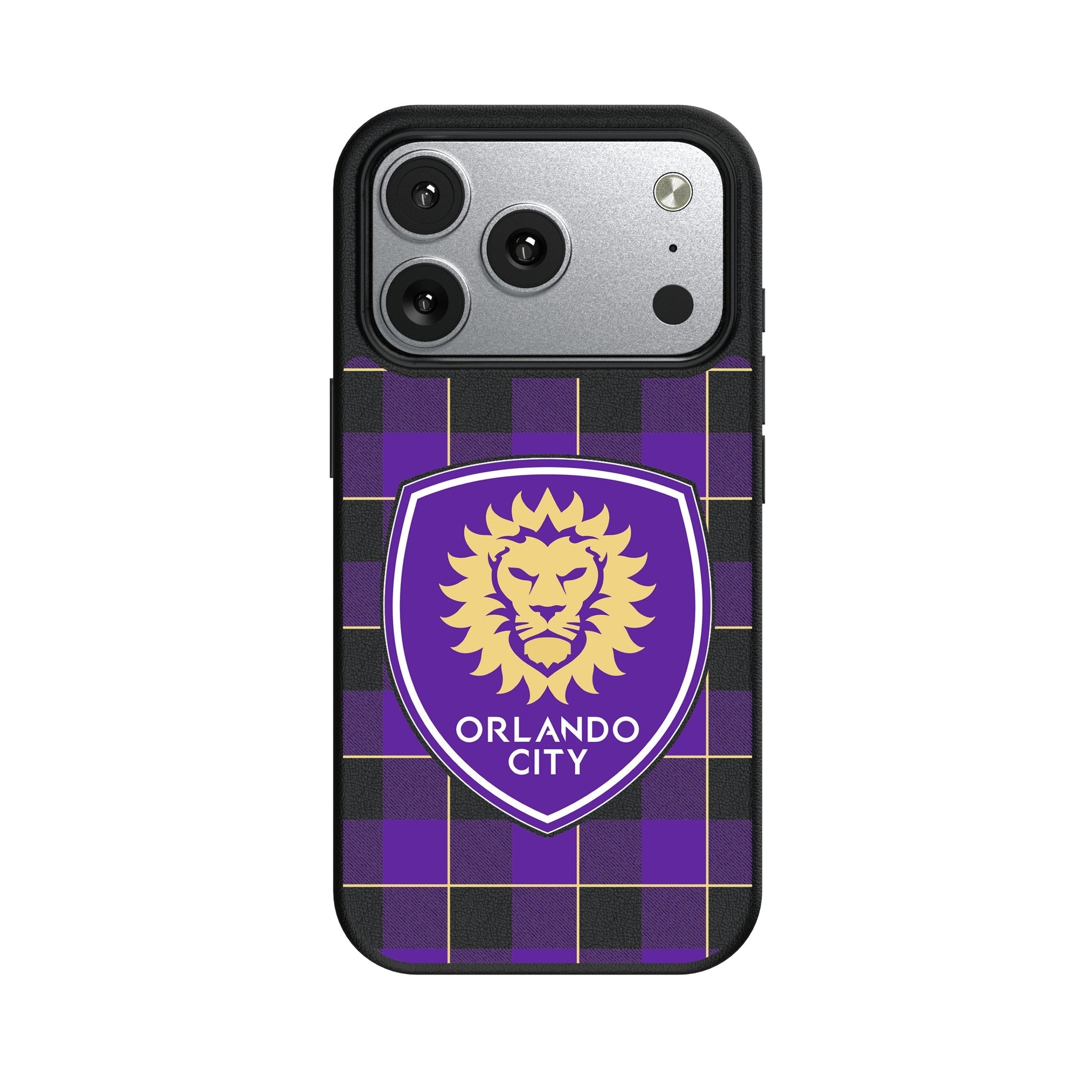 Orlando City Soccer Club Plaid MagSafe Compatible Phone Case for Apple iPhone 17 Series