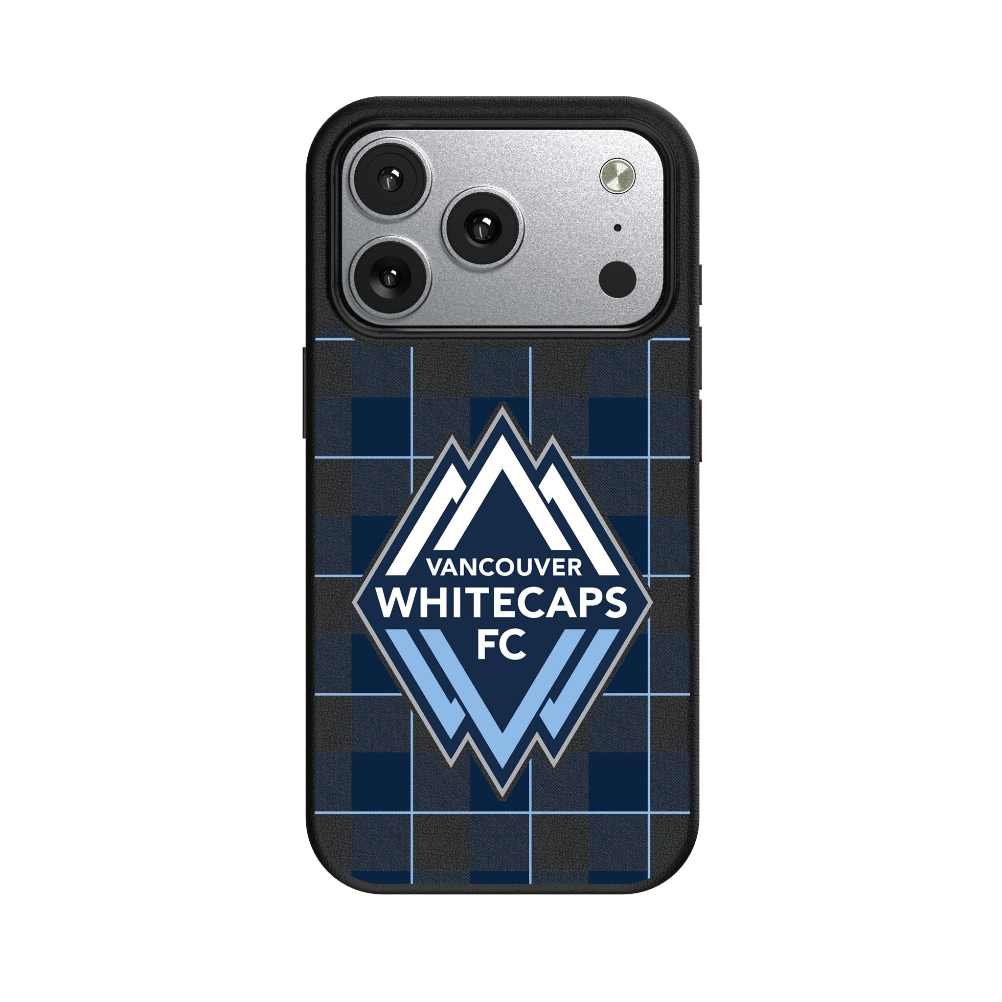 Vancouver Whitecaps Plaid MagSafe Compatible Phone Case for Apple iPhone 17 Series