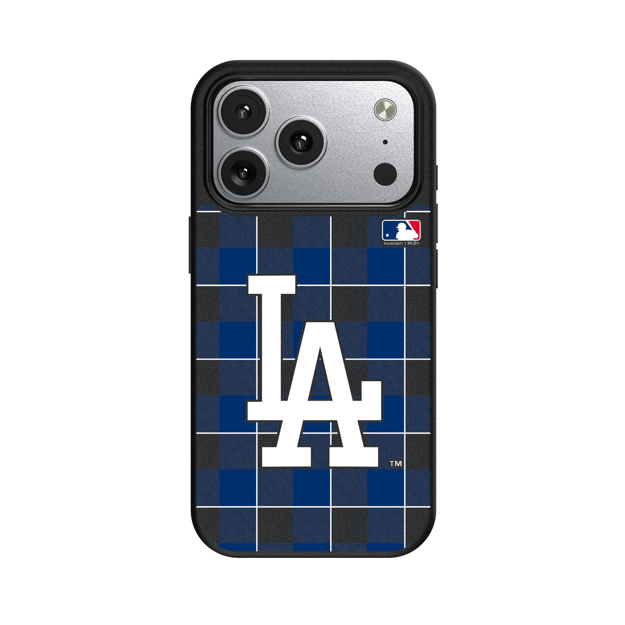 LA Dodgers Plaid MagSafe Compatible Phone Case for Apple iPhone 17 Series