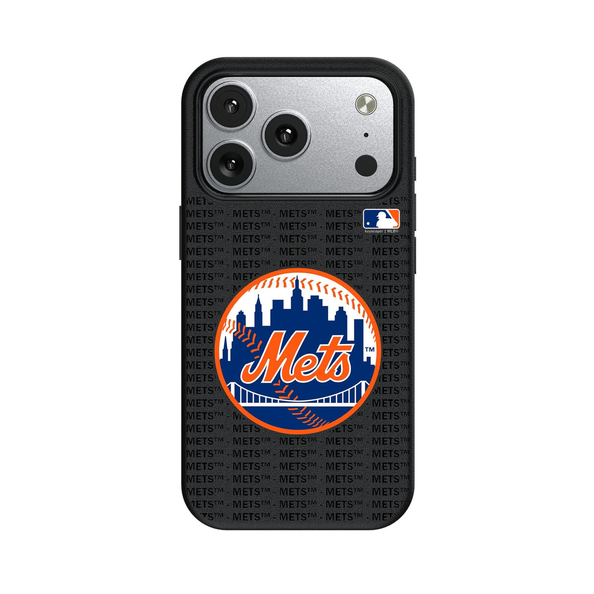 New York Mets Text Backdrop MagSafe Compatible Phone Case for Apple iPhone 17 Series 2