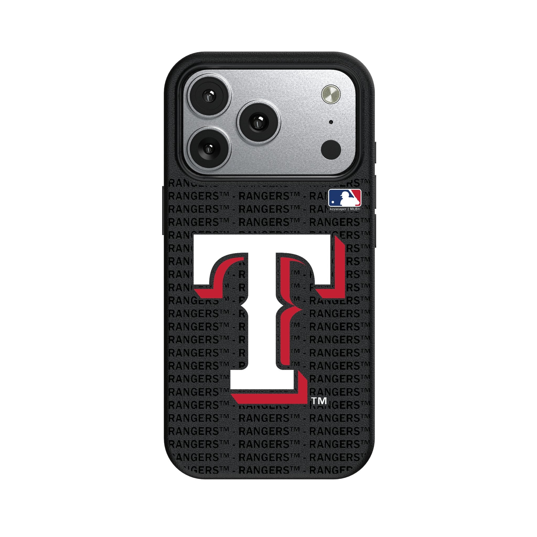 Texas Rangers Text Backdrop MagSafe Compatible Phone Case for Apple iPhone 17 Series