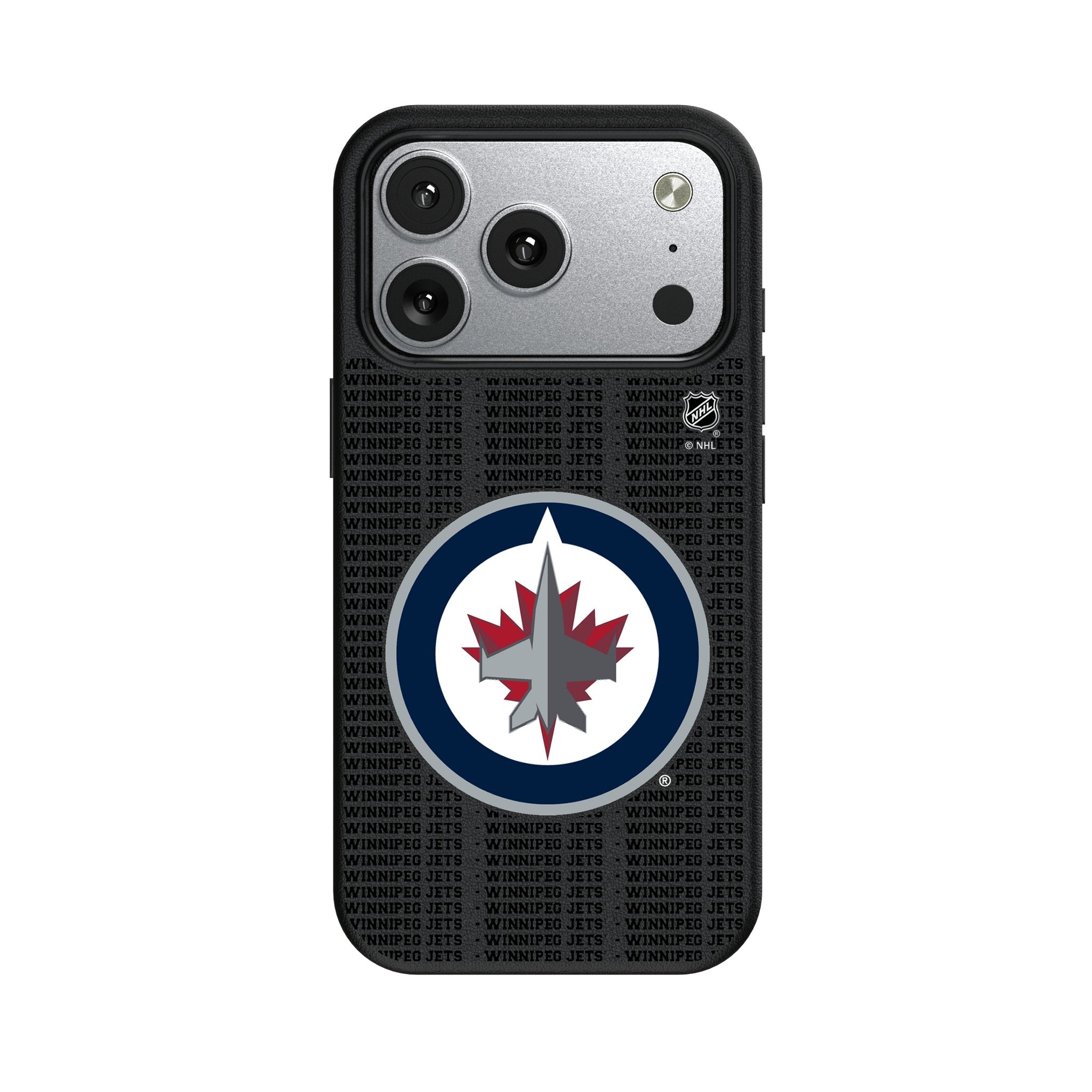 Winnipeg Jets Text Backdrop MagSafe Compatible Phone Case for Apple iPhone 17 Series