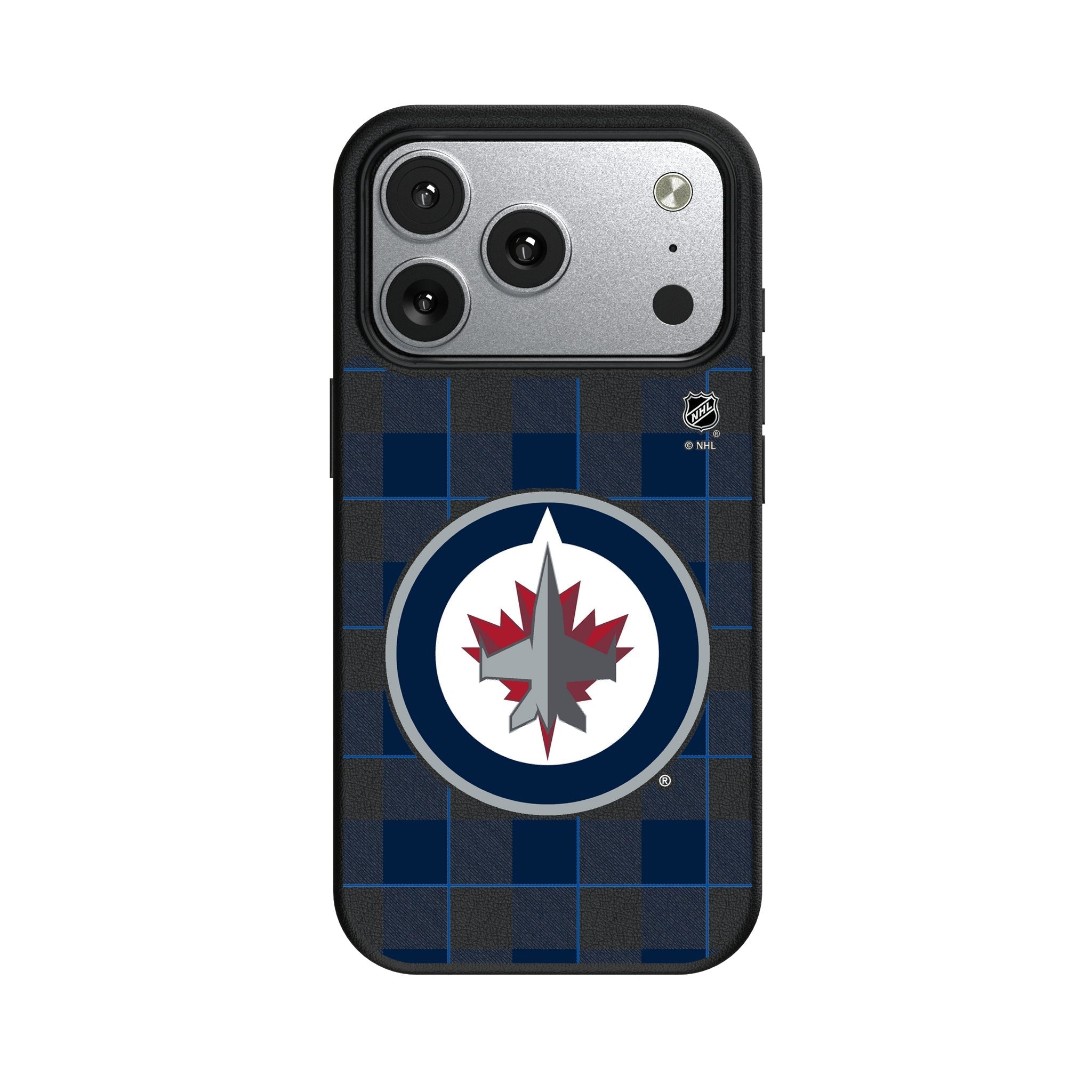 Winnipeg Jets Plaid MagSafe Compatible Phone Case for Apple iPhone 17 Series