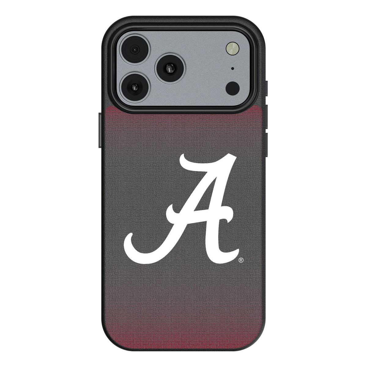 University of Alabama Crimson Tide Script A Linen MagSafe Compatible Phone Case for Apple iPhone 17 Series