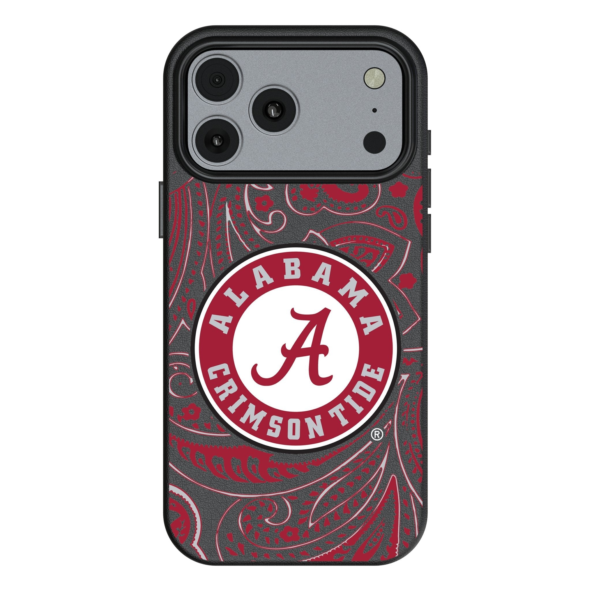 University of Alabama Crimson Tide Paisley MagSafe Compatible Phone Case for Apple iPhone 17 Series
