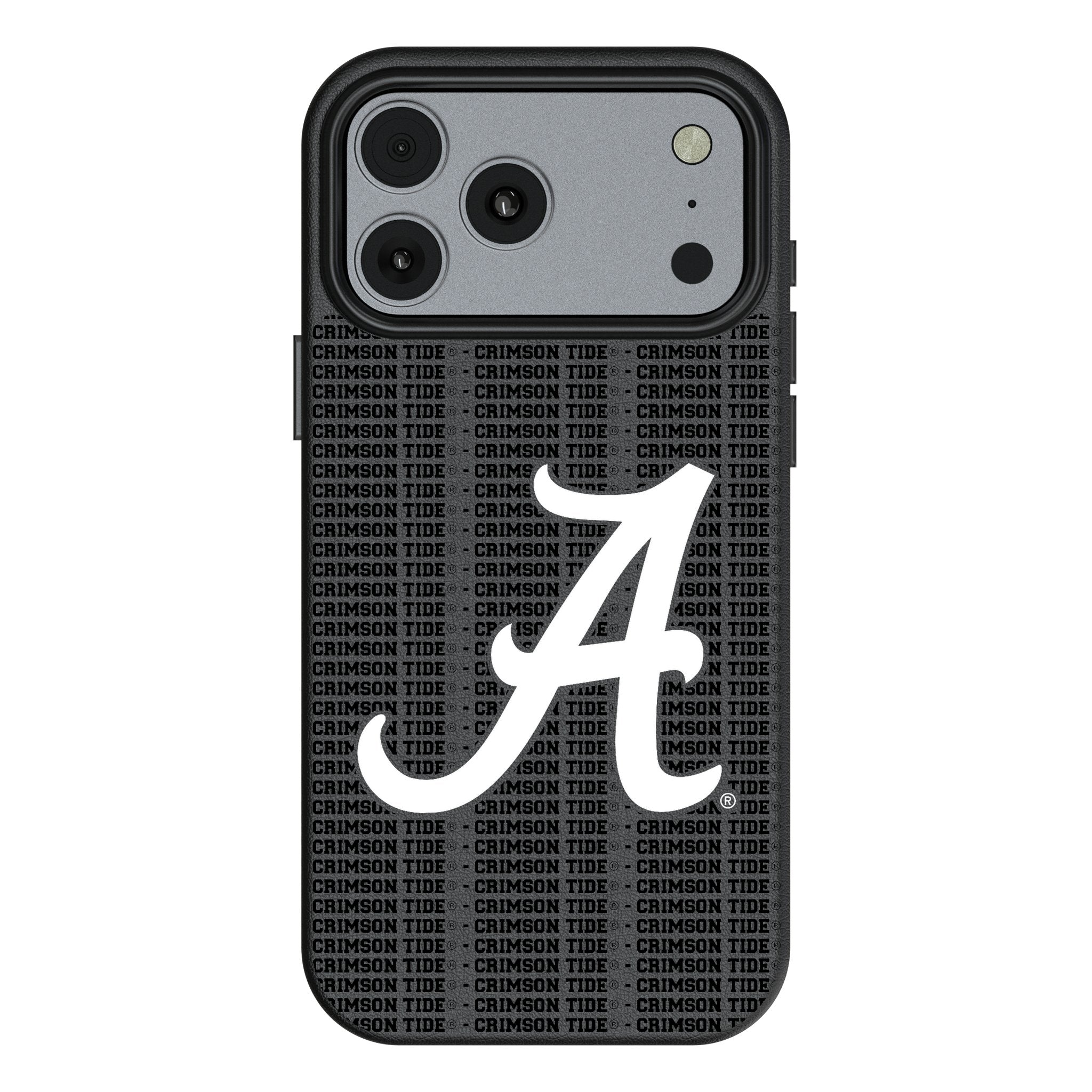 University of Alabama Crimson Tide Script A Text Backdrop MagSafe Compatible Phone Case for Apple iPhone 17 Series 1