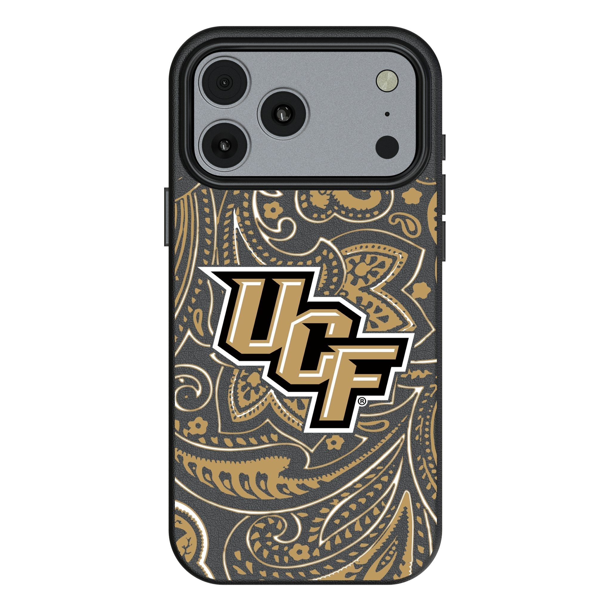 University of Central Florida Golden Knights Paisley MagSafe Compatible Phone Case for Apple iPhone 17 Series 1