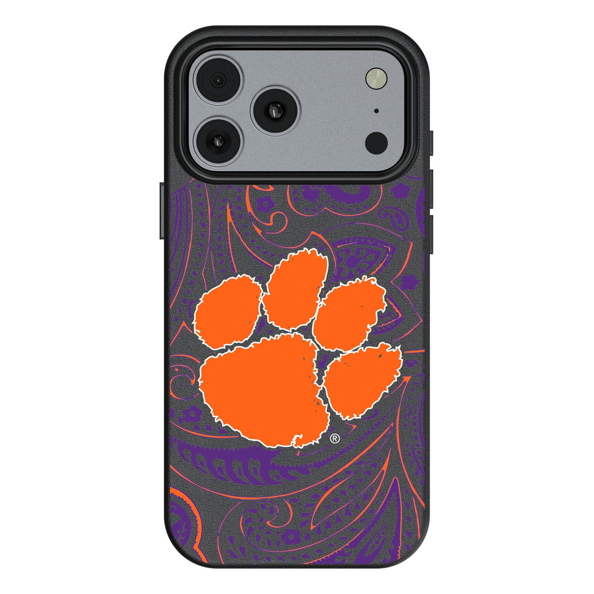 Clemson University Tigers Paisley MagSafe Compatible Phone Case for Apple iPhone 17 Series 1