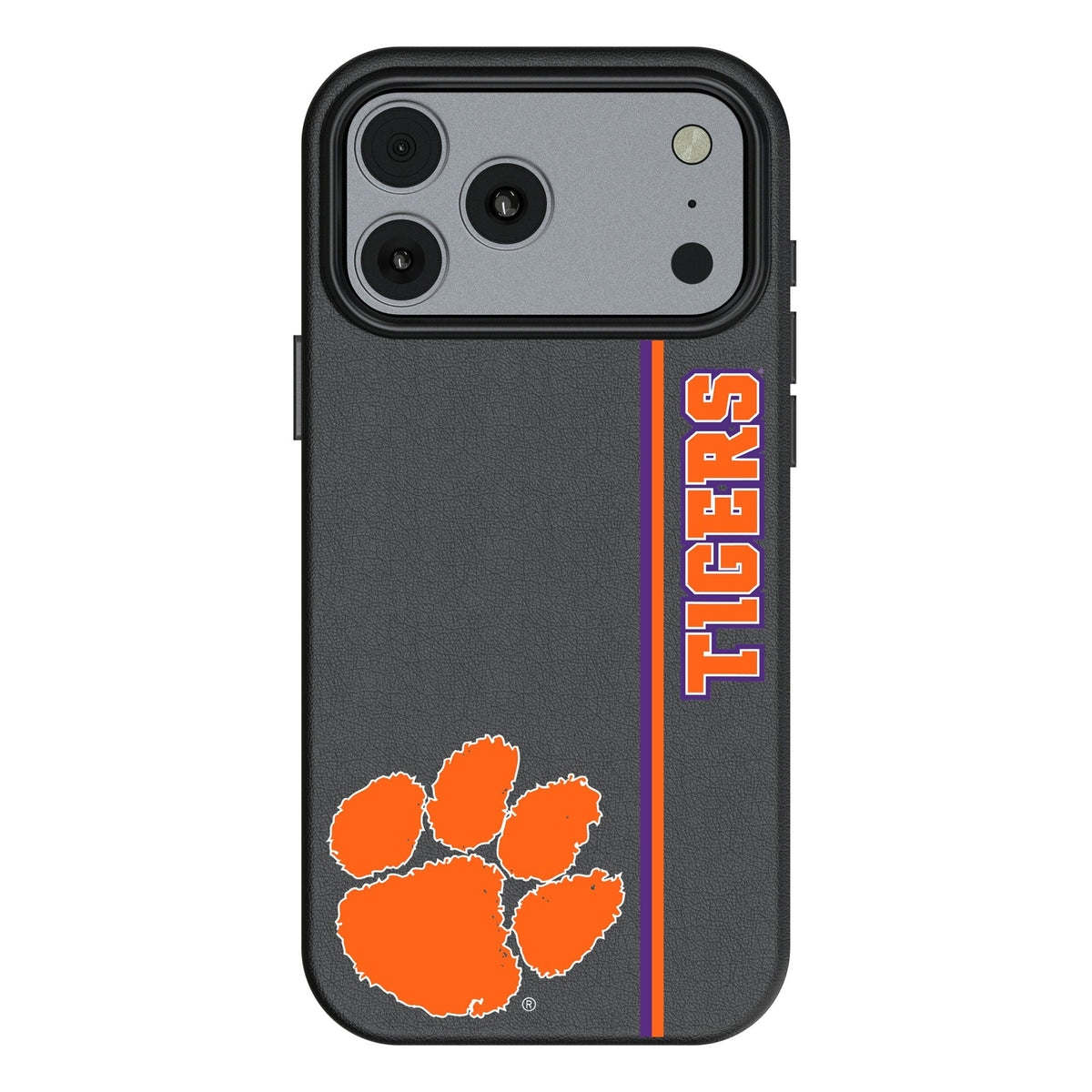 Clemson University Tigers Sidebar MagSafe Compatible Phone Case for Apple iPhone 17 Series 1