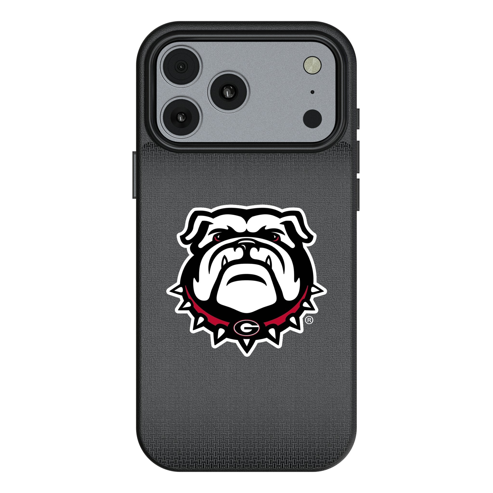 University of Georgia Bulldogs Uga Linen MagSafe Compatible Phone Case for Apple iPhone 17 Series 1