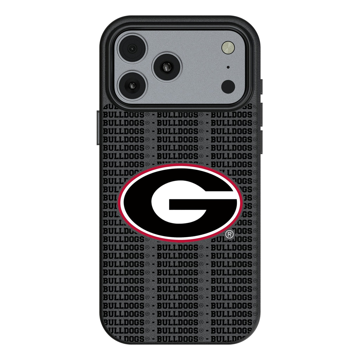 University of Georgia Bulldogs Text Backdrop MagSafe Compatible Phone Case for Apple iPhone 17 Series 1