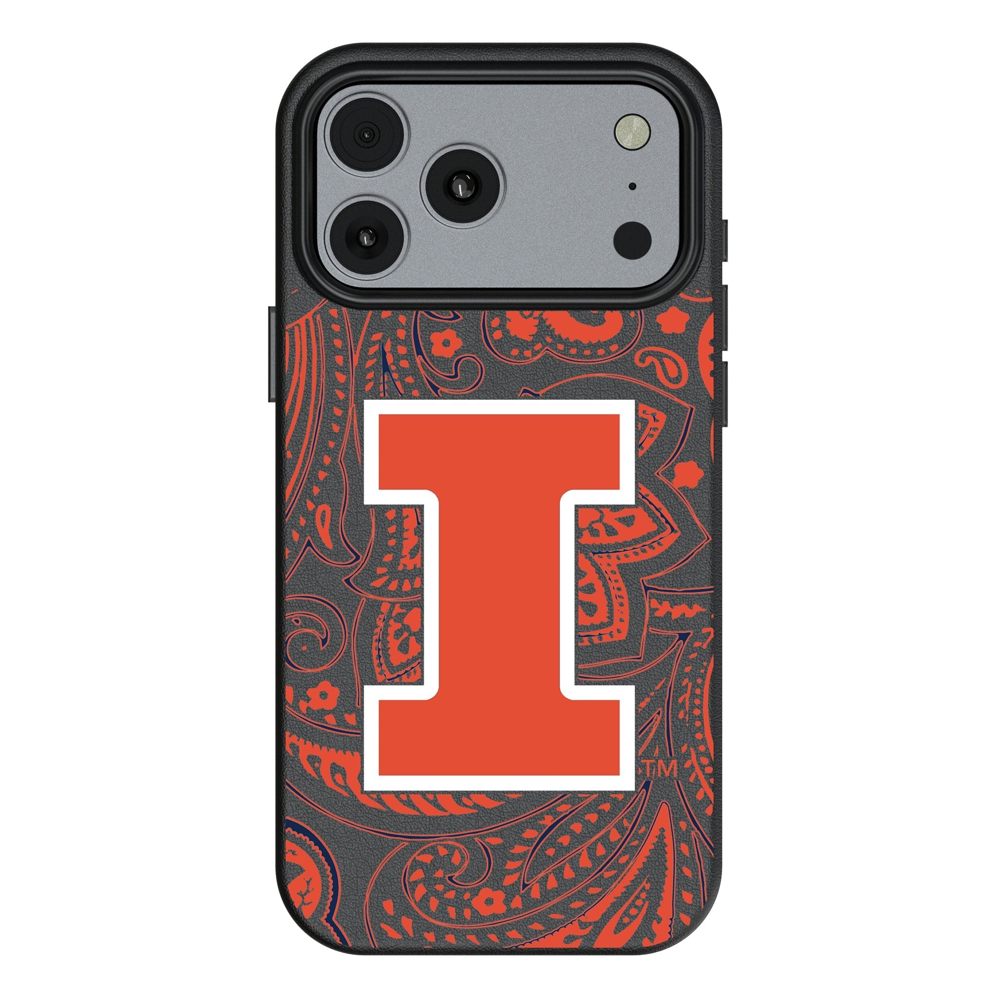University of Illinois Fighting Illini Paisley MagSafe Compatible Phone Case for Apple iPhone 17 Series 1