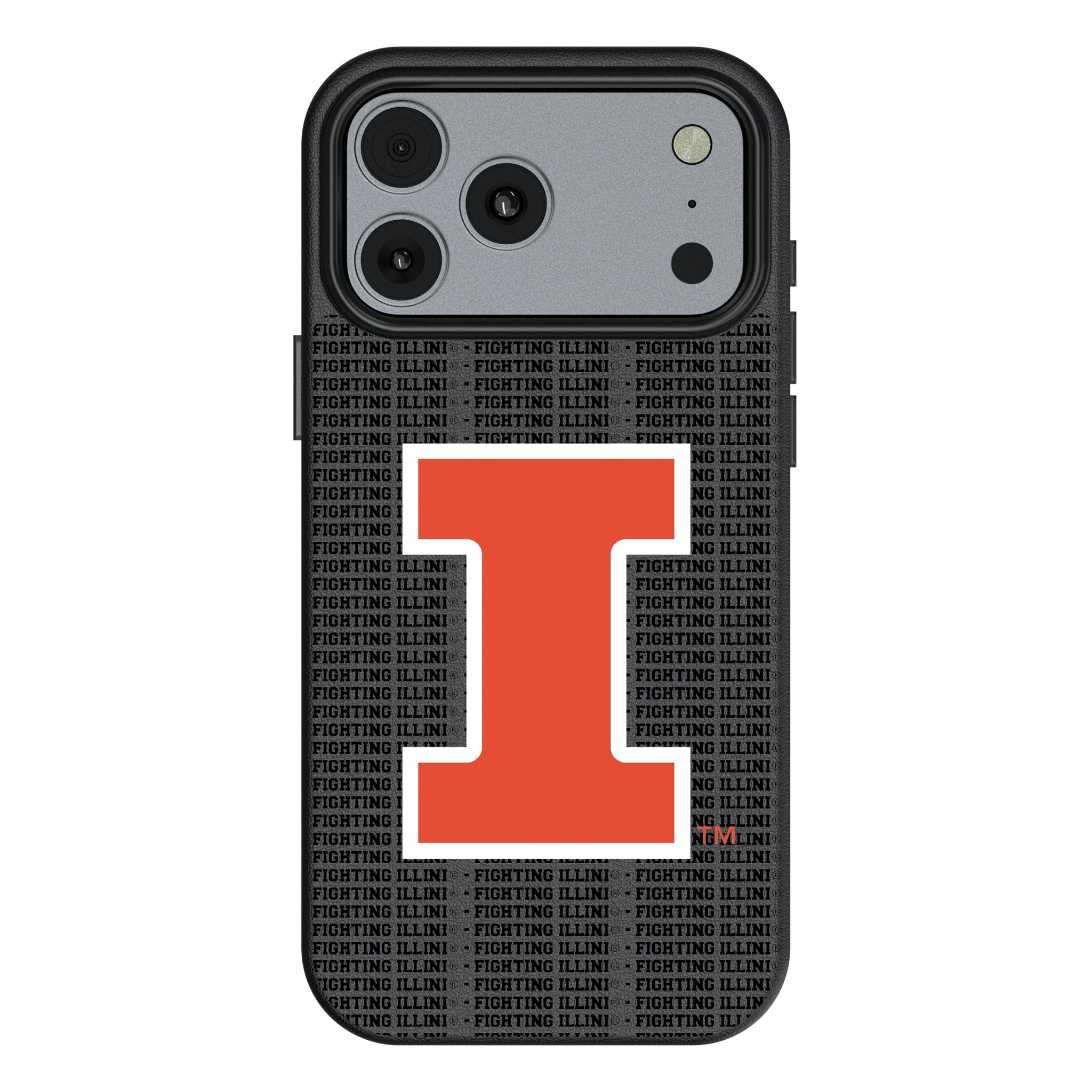University of Illinois Fighting Illini Text Backdrop MagSafe Compatible Phone Case for Apple iPhone 17 Series
