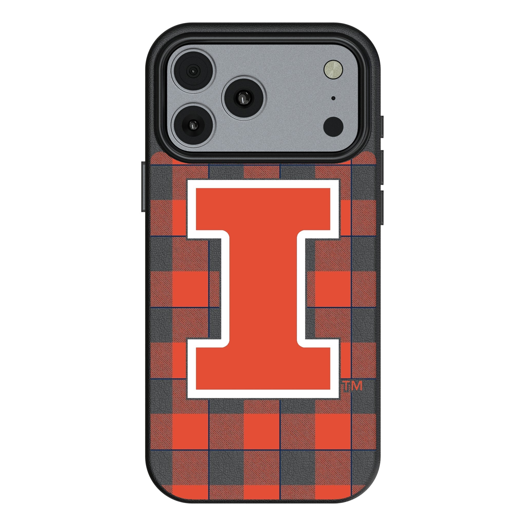 University of Illinois Fighting Illini Plaid MagSafe Compatible Phone Case for Apple iPhone 17 Series