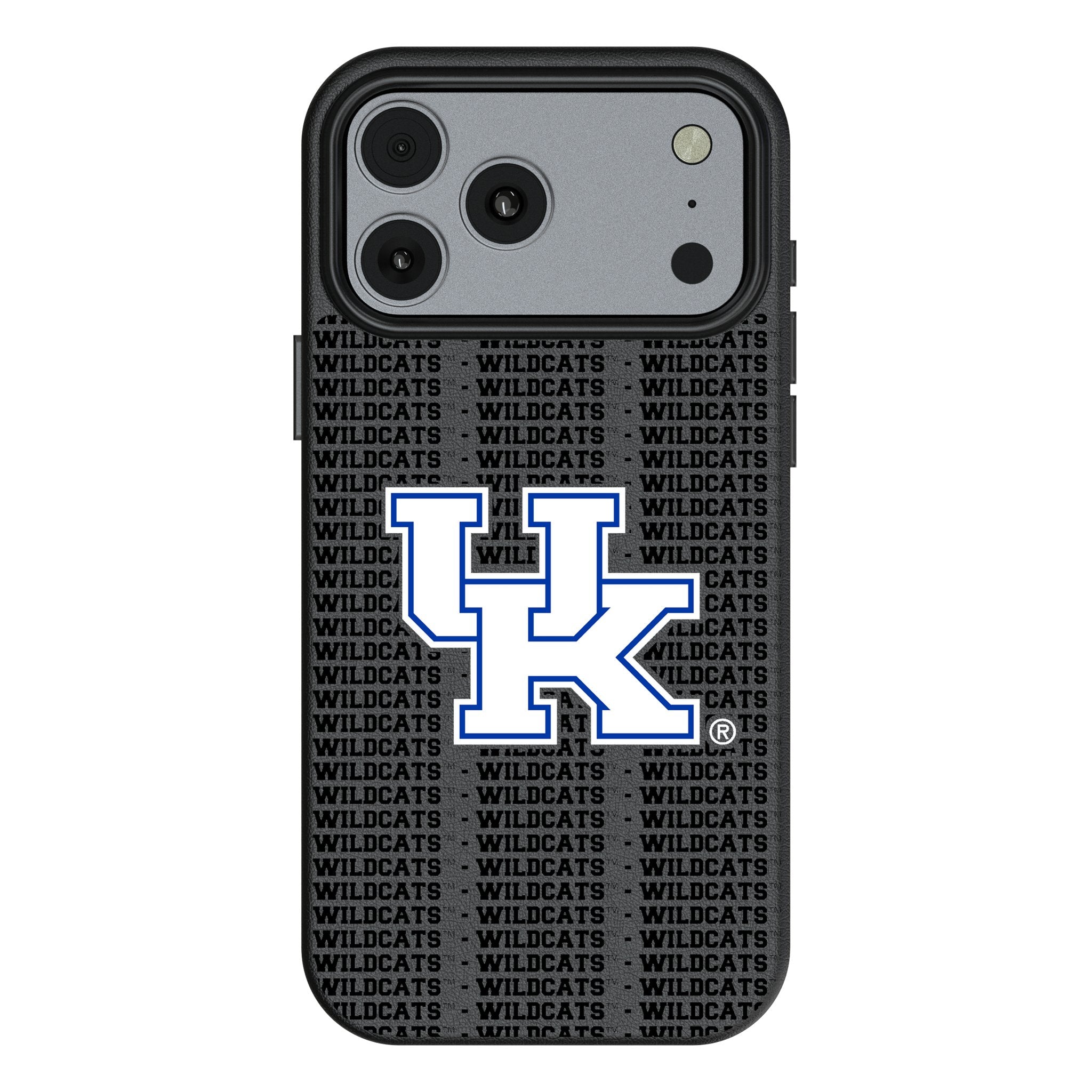 University of Kentucky Wildcats Text Backdrop MagSafe Compatible Phone Case for Apple iPhone 17 Series 1