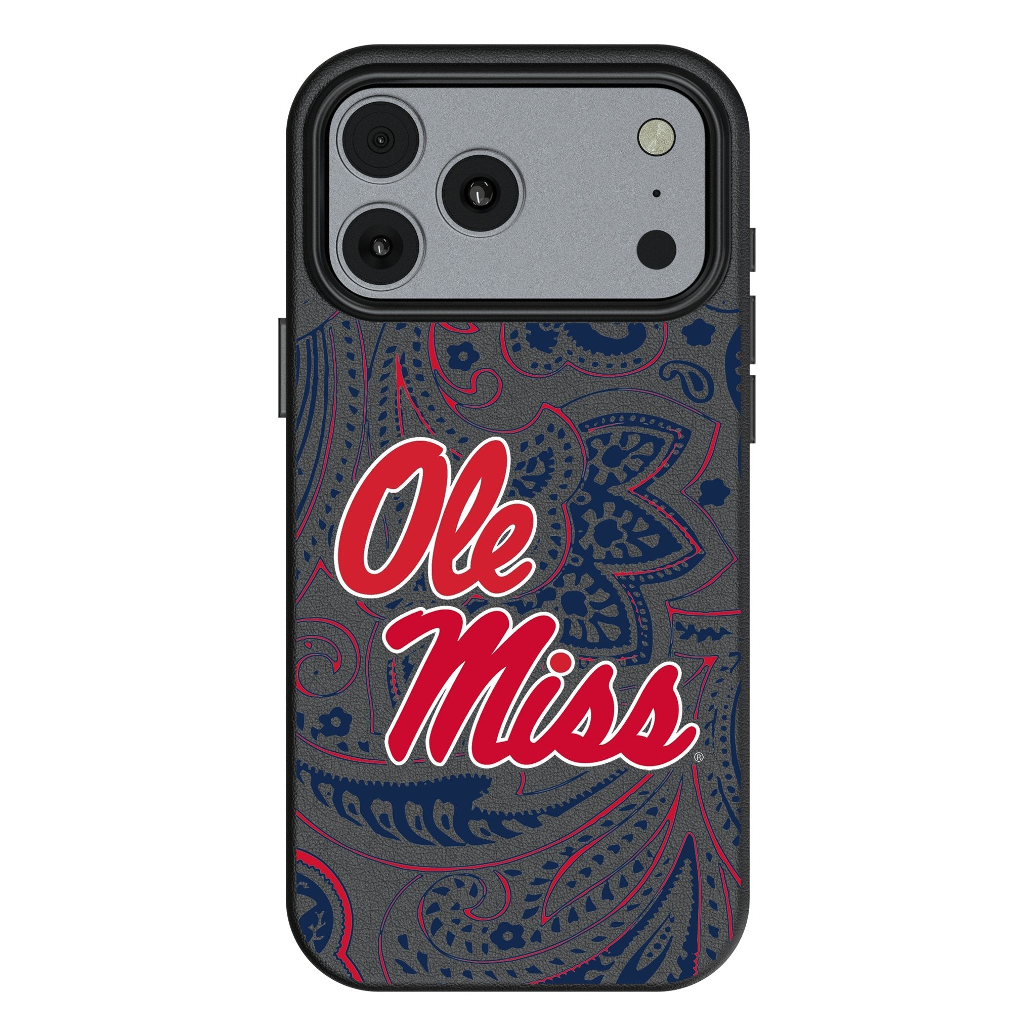University of Mississippi Rebels Paisley MagSafe Compatible Phone Case for Apple iPhone 17 Series 1