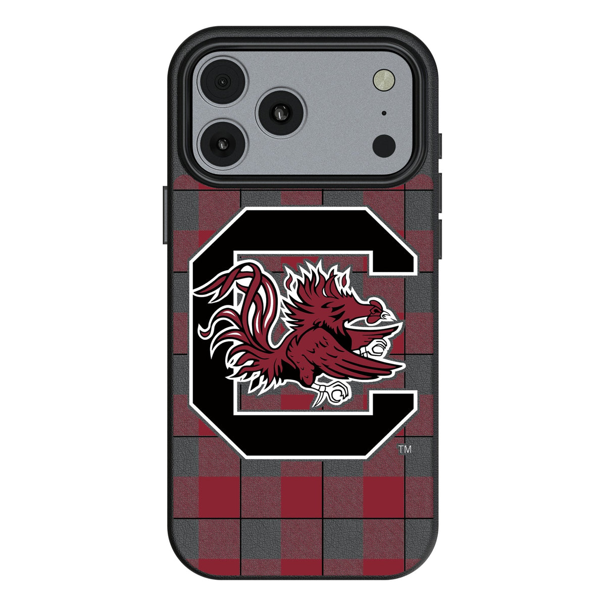 University of South Carolina Gamecocks Plaid MagSafe Compatible Phone Case for Apple iPhone 17 Series