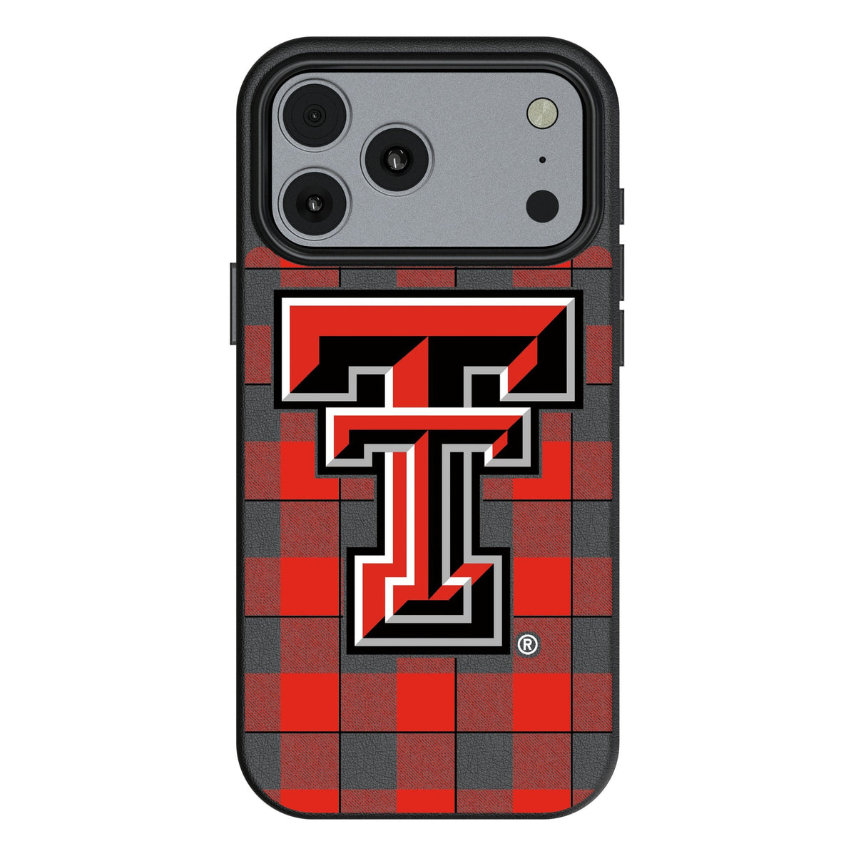 Texas Tech Red Raiders Plaid MagSafe Compatible Phone Case for Apple iPhone 17 Series