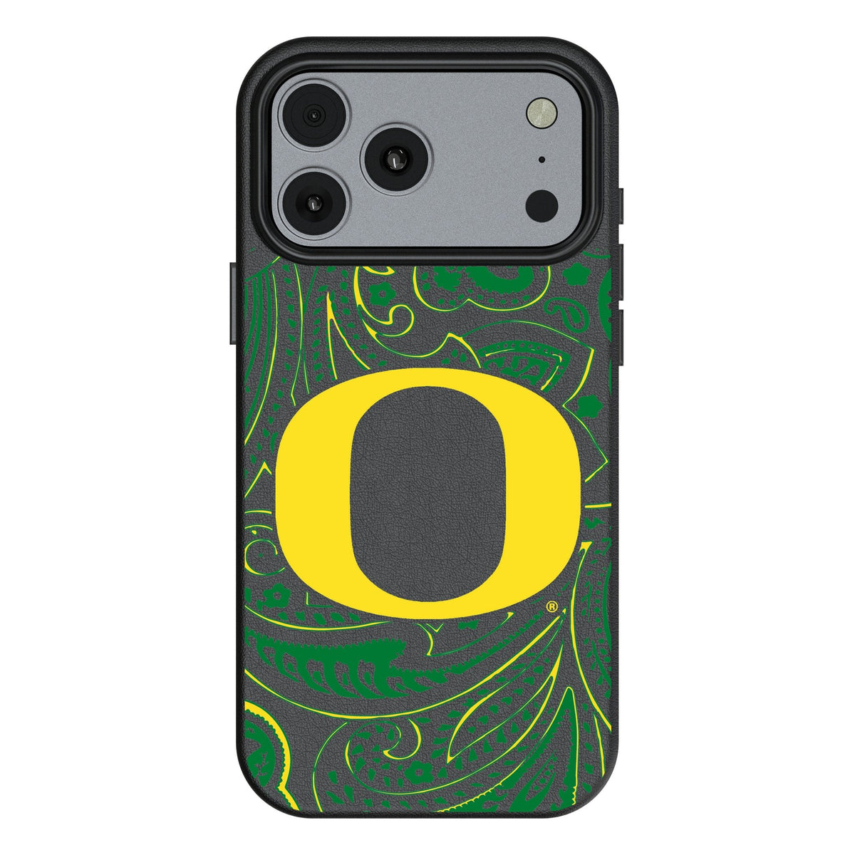 University of Oregon Ducks Paisley MagSafe Compatible Phone Case for Apple iPhone 17 Series 1