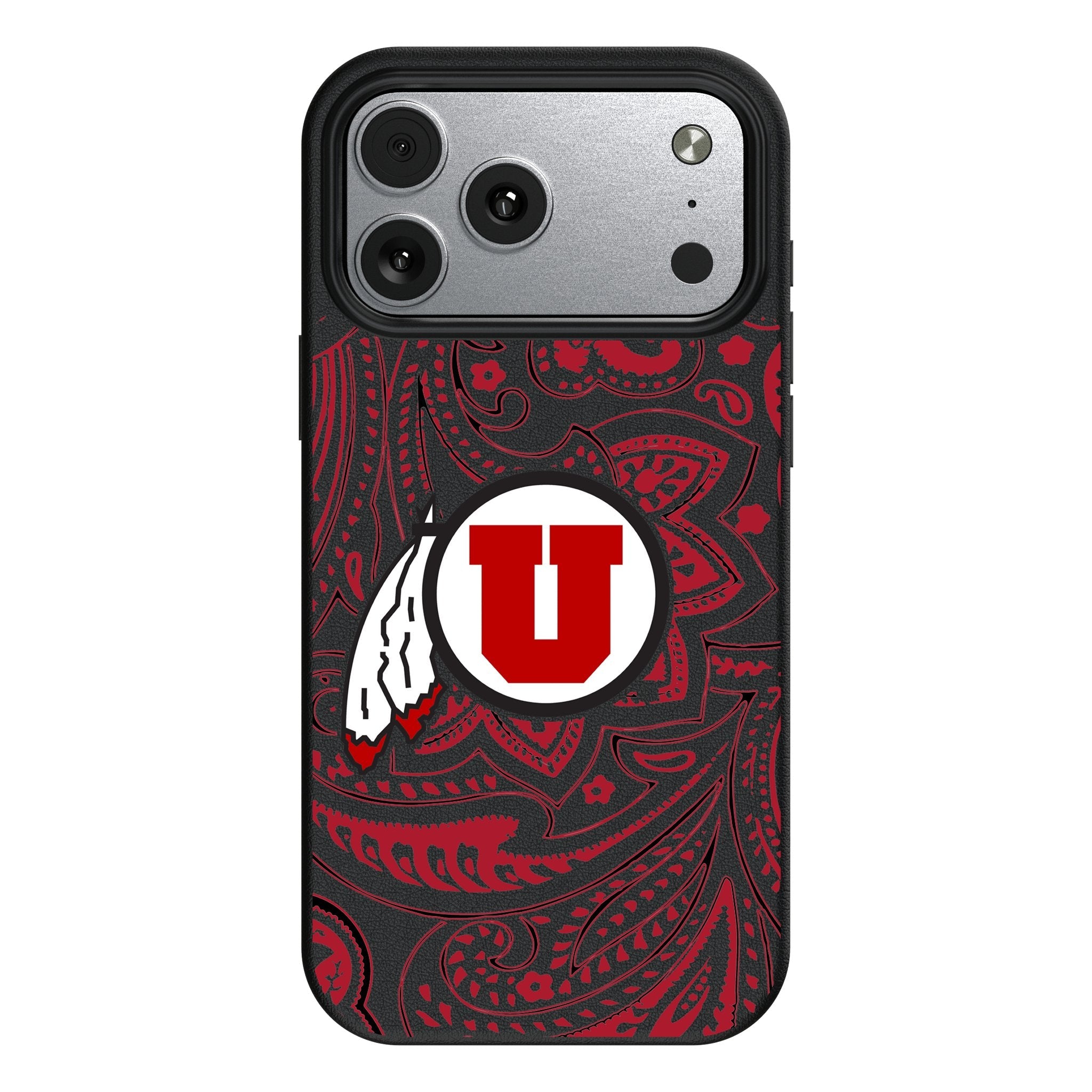 University of Utah Utes Paisley MagSafe Compatible Phone Case for Apple iPhone 17 Series 1