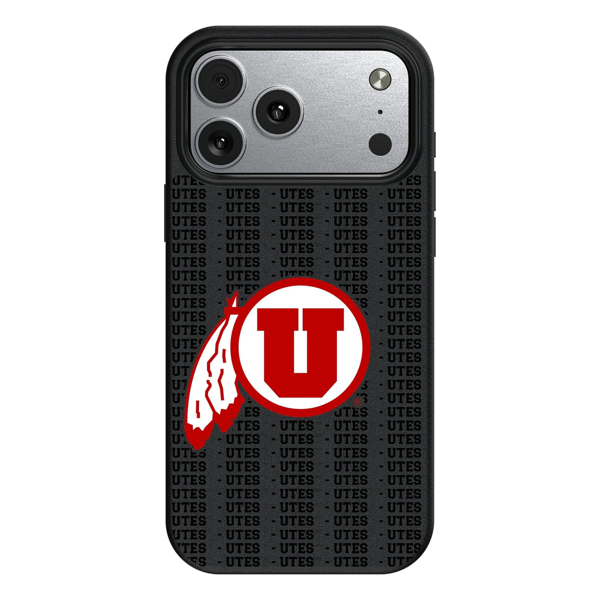 University of Utah Utes Text Backdrop MagSafe Compatible Phone Case for Apple iPhone 17 Series