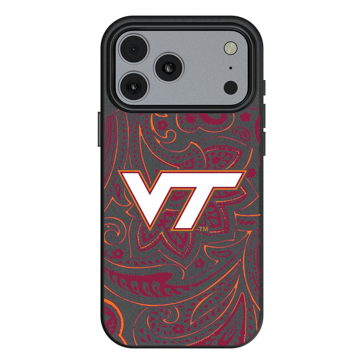 Virginia Tech Hokies Paisley MagSafe Compatible Phone Case for Apple iPhone 17 Series