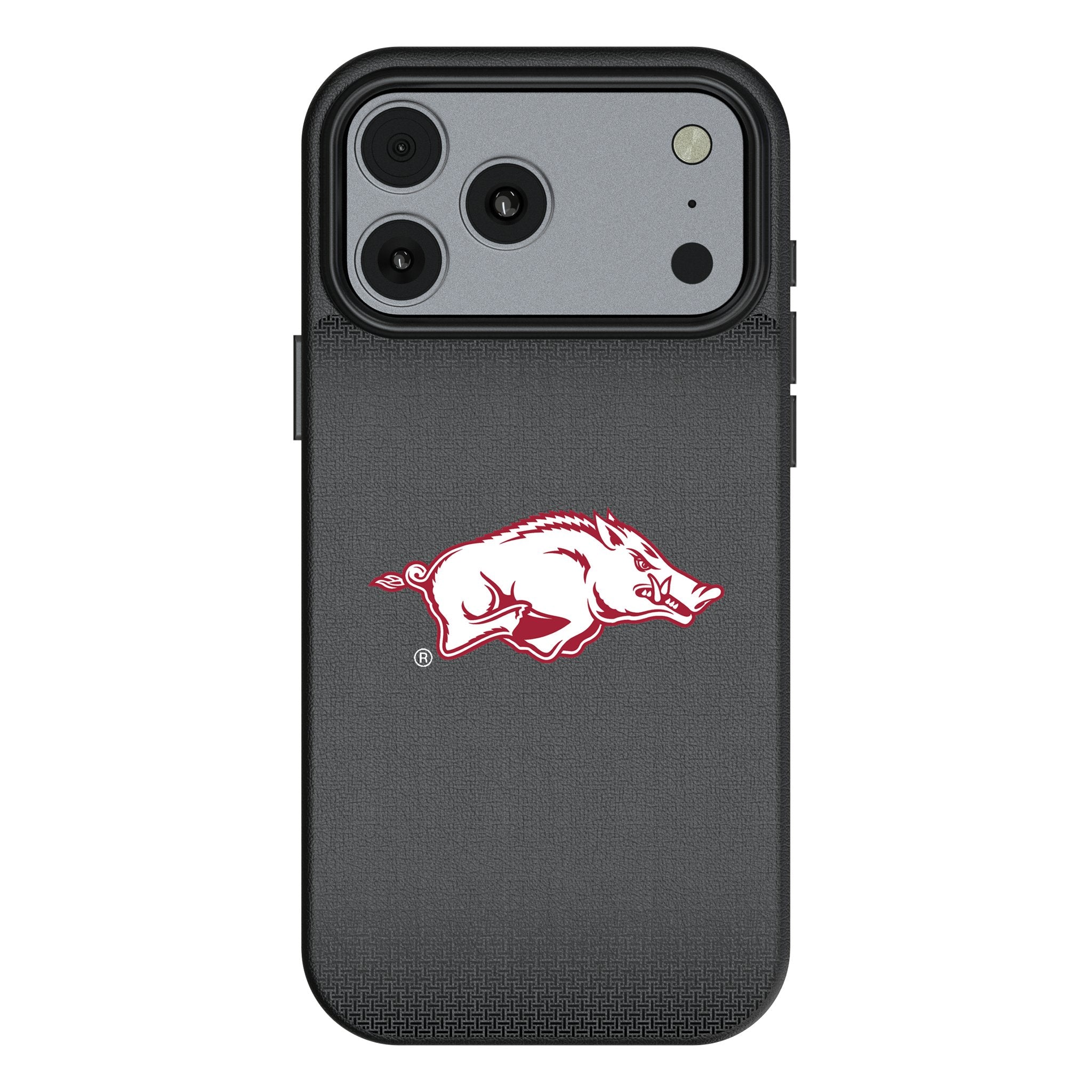 University of Arkansas Fayetteville Razorbacks Linen MagSafe Compatible Phone Case for Apple iPhone 17 Series 1