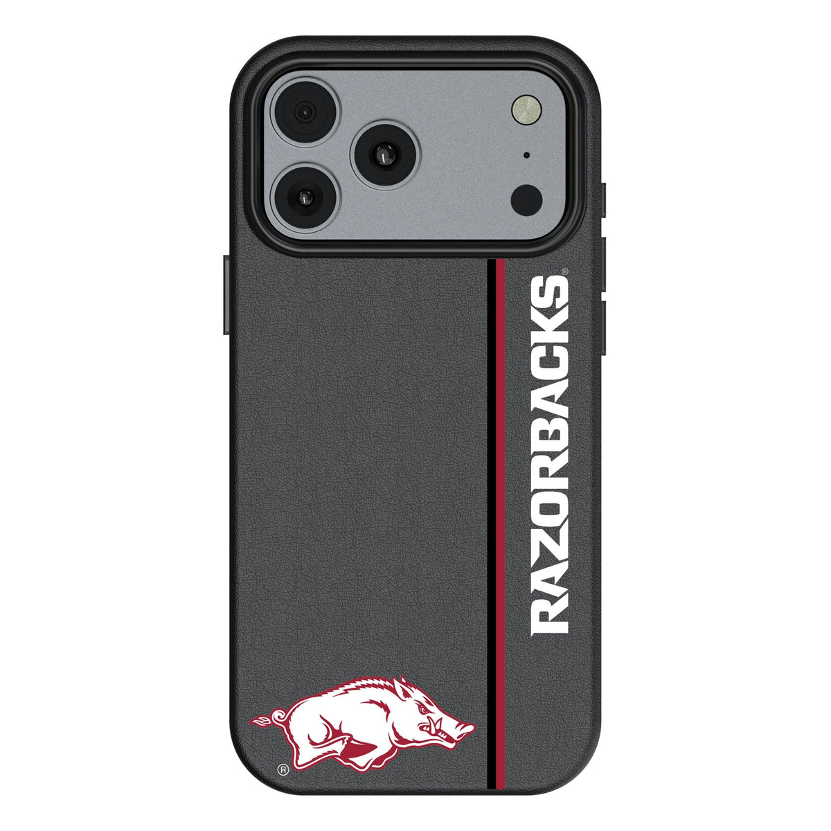 University of Arkansas Fayetteville Razorbacks Sidebar MagSafe Compatible Phone Case for Apple iPhone 17 Series 1