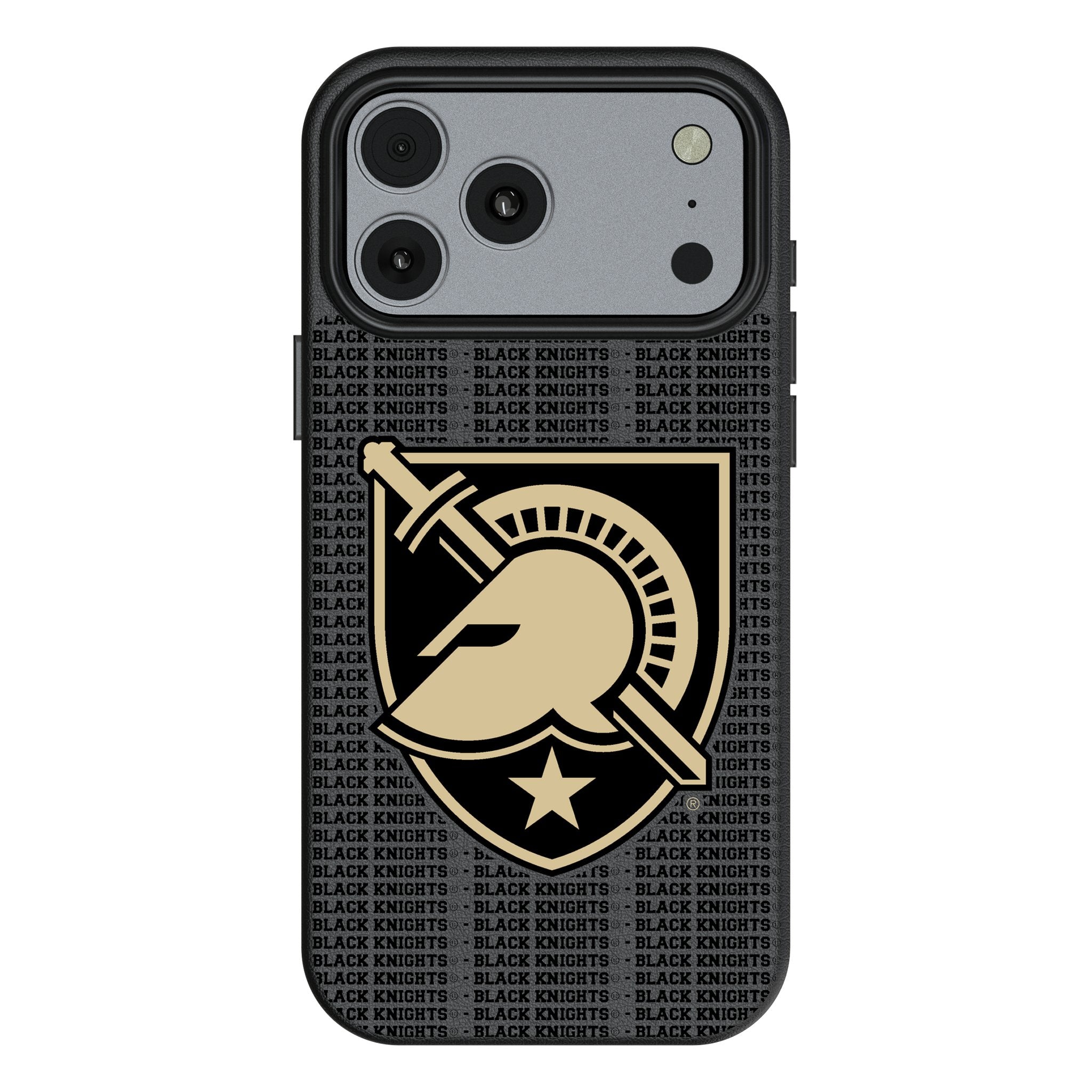 United States Military Academy Black Knights Text Backdrop MagSafe Compatible Phone Case for Apple iPhone 17 Series 1