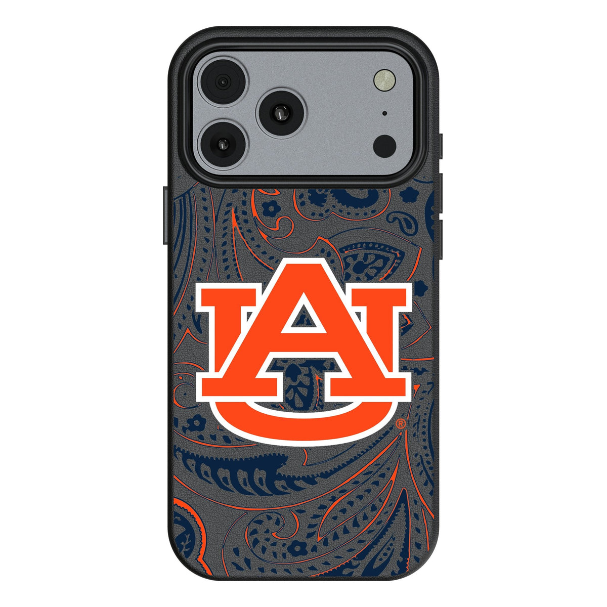 University of Auburn Tigers Paisley MagSafe Compatible Phone Case for Apple iPhone 17 Series