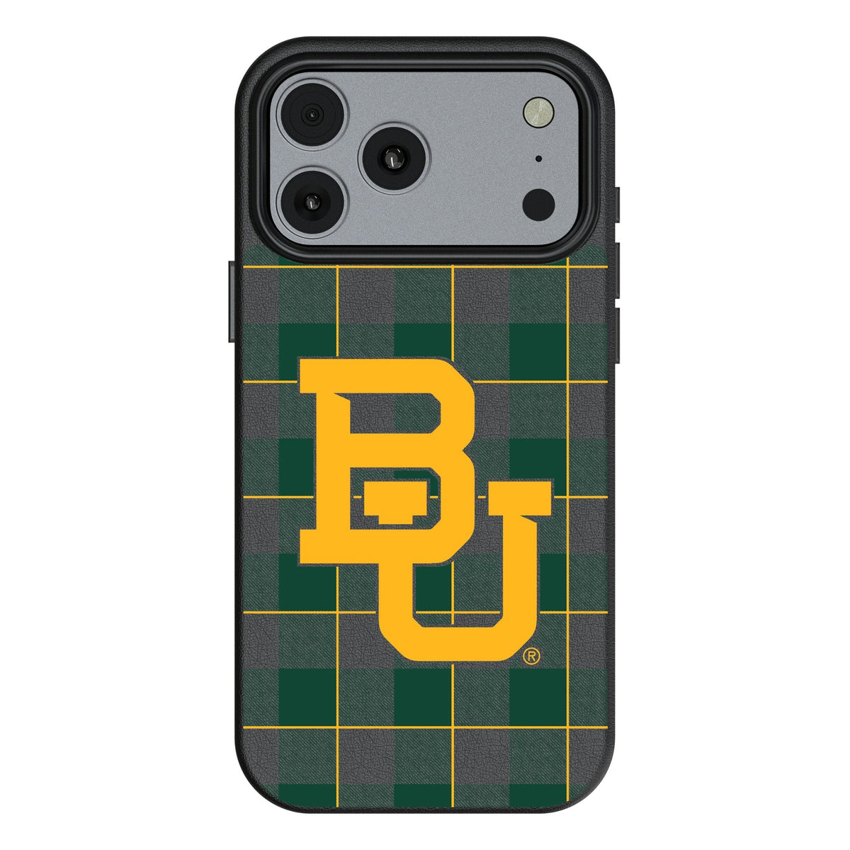 Baylor University Bears Plaid MagSafe Compatible Phone Case for Apple iPhone 17 Series