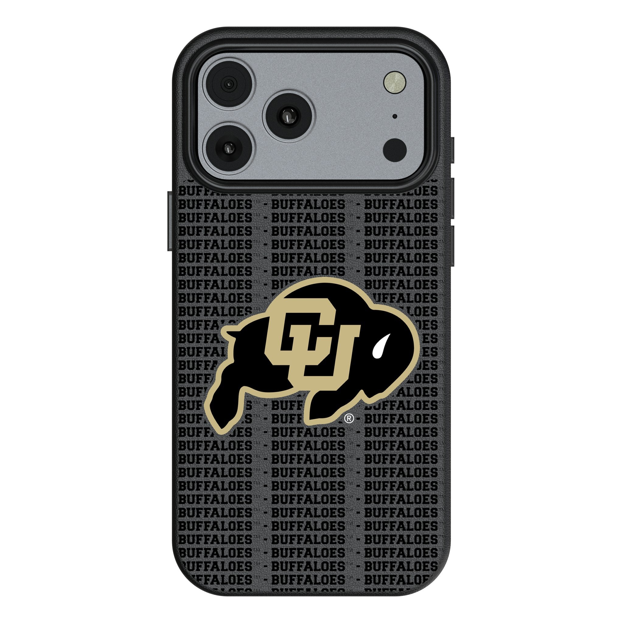 University of Colorado Buffaloes Text Backdrop MagSafe Compatible Phone Case for Apple iPhone 17 Series 1